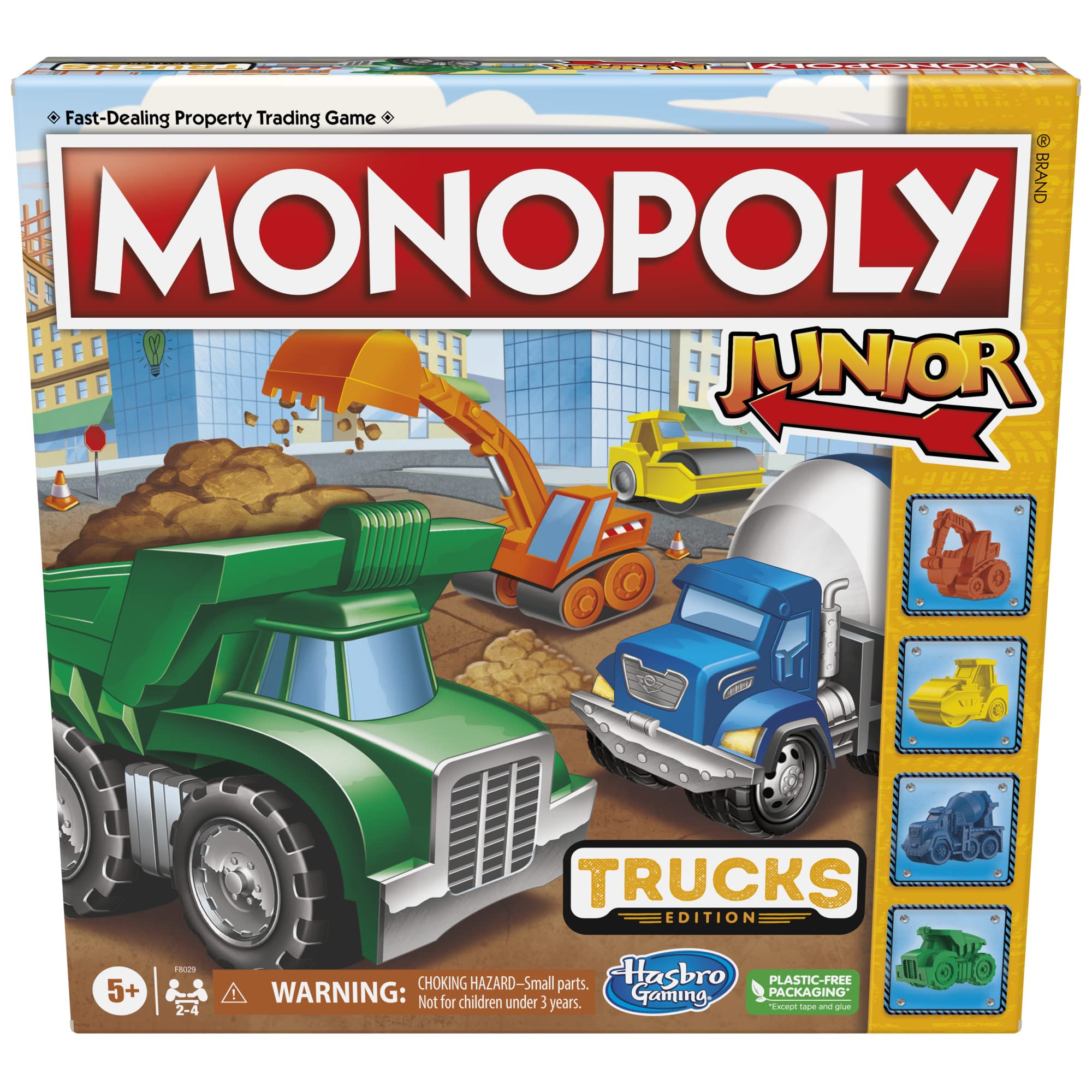 Foto 2 pulgar | Juego De Mesa Hasbro Gaming Monopoly Junior Trucks Kids 5+ Years - Venta Internacional.