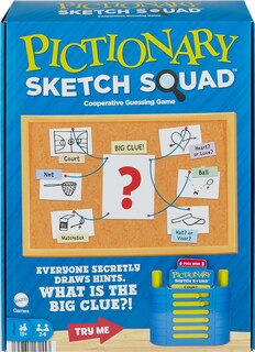 Foto 1 | Juego De Fiesta Mattel Games Pictionary Sketch Squad Para 2 A 6 Jugadores - Venta Internacional.