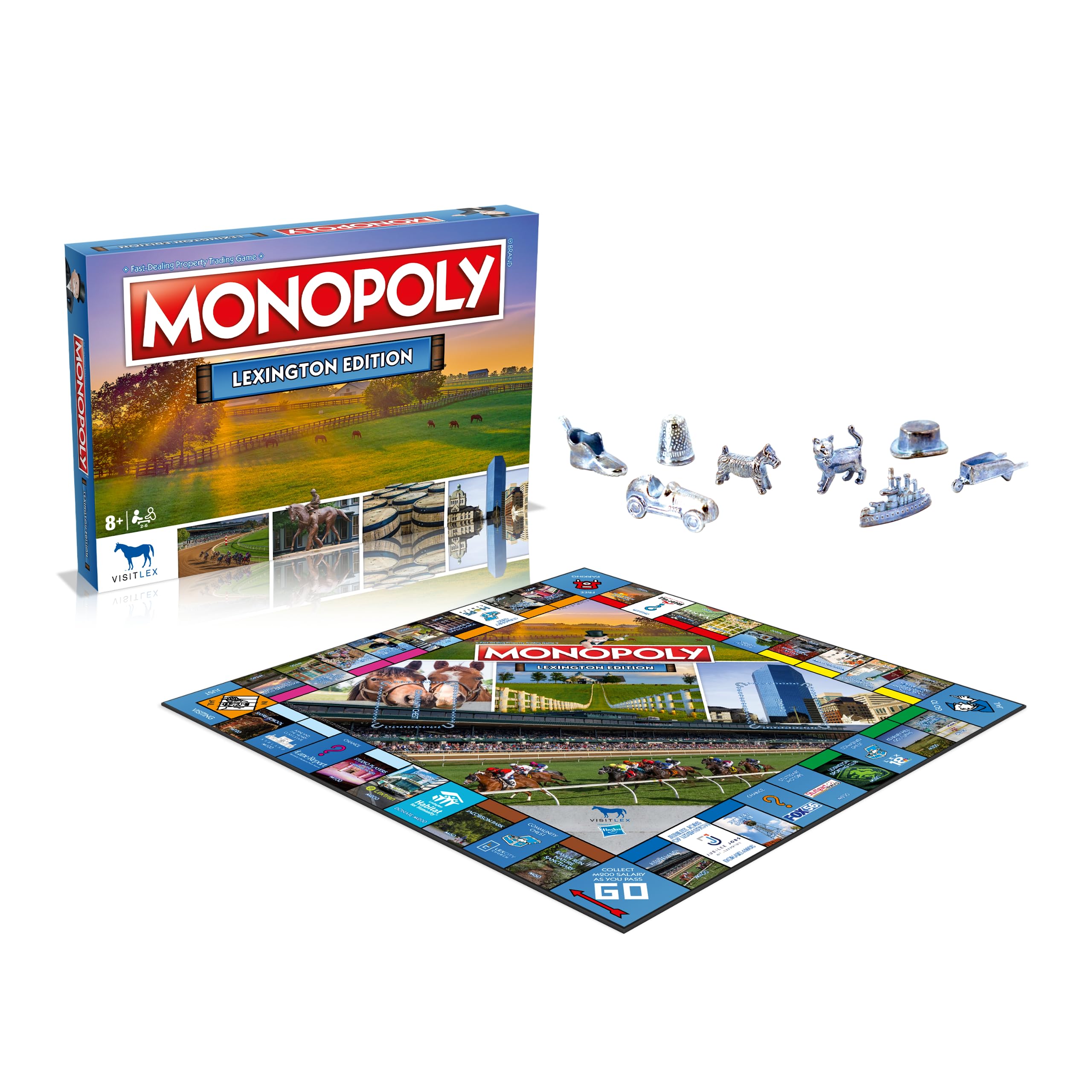 Foto 3 pulgar | Juego De Mesa Monopoly Lexington Edition Para 2-6 Jugadores - Venta Internacional.