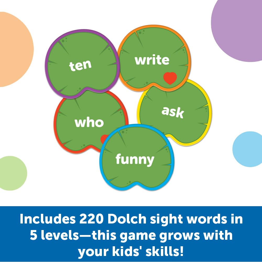 Foto 2 | Recursos De Aprendizaje De Juegos De Mesa Sight Word Games Toss 5 Años O Más - Venta Internacional.