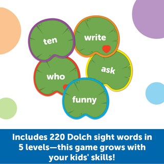 Foto 2 | Recursos De Aprendizaje De Juegos De Mesa Sight Word Games Toss 5 Años O Más - Venta Internacional.