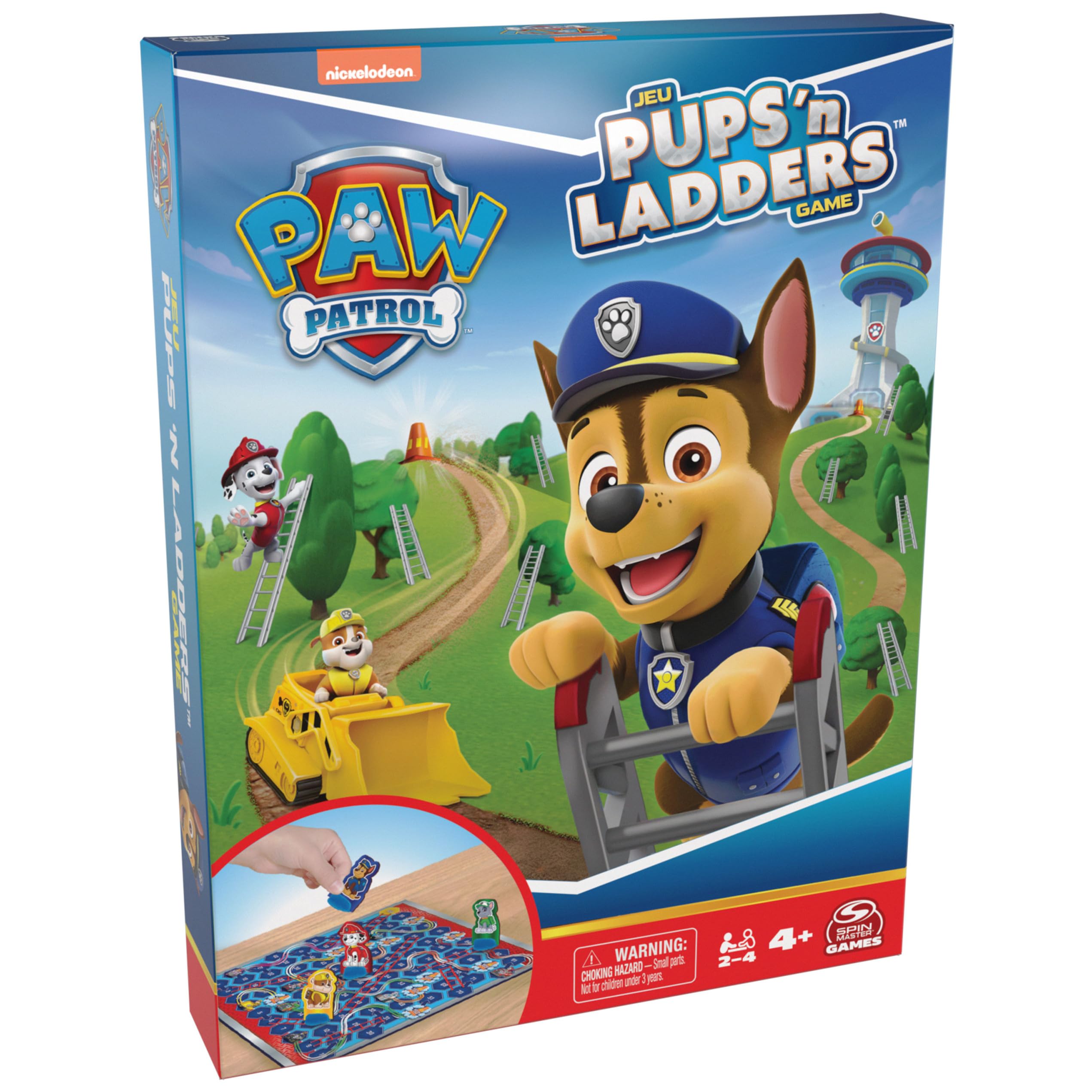 Juego De Mesa Spin Master Games Paw Patrol Pups 'n Ladders - Venta Internacional.