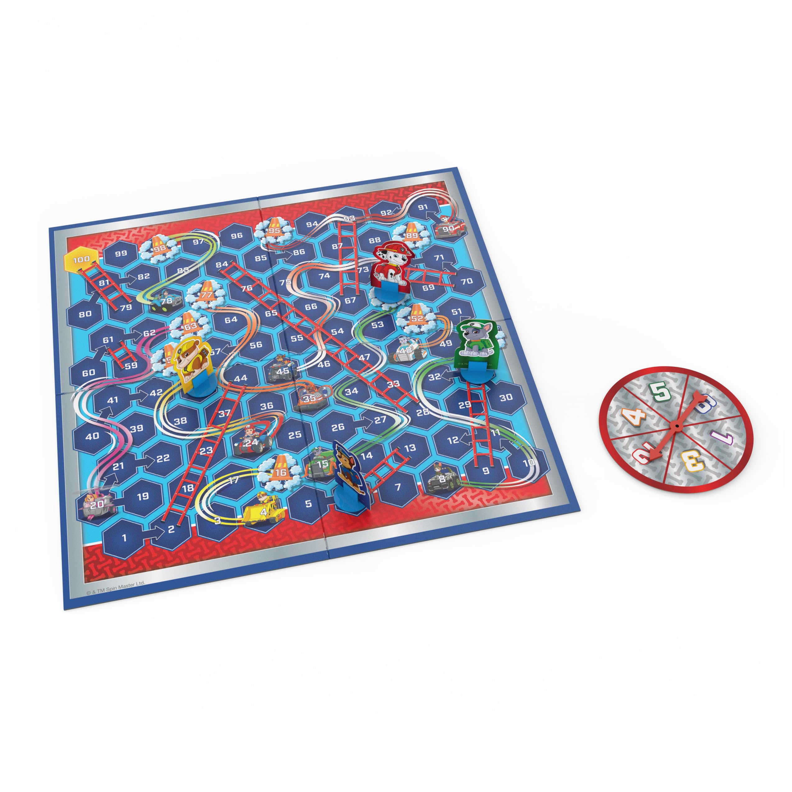 Foto 2 | Juego De Mesa Spin Master Games Paw Patrol Pups 'n Ladders - Venta Internacional.