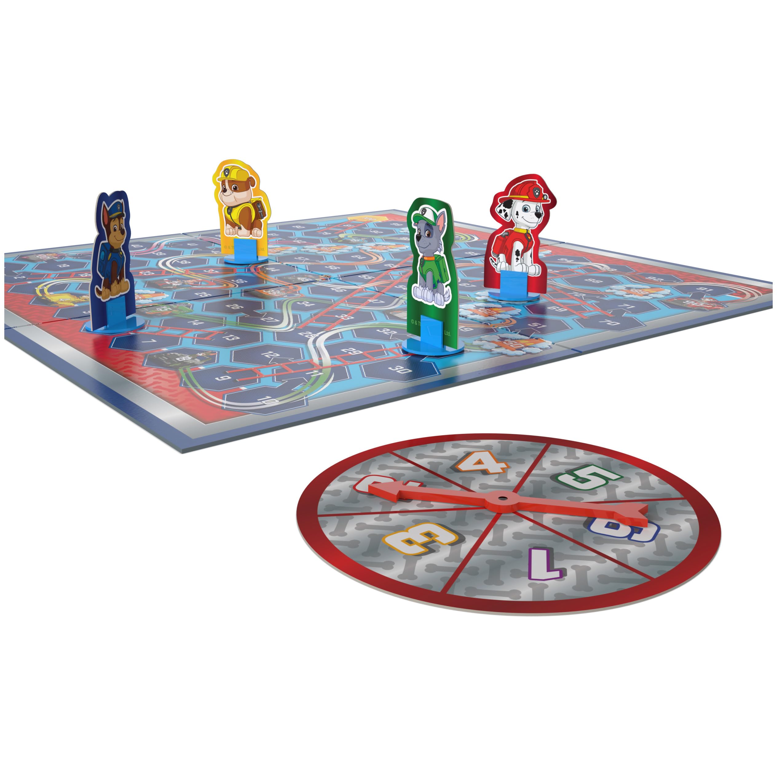 Foto 3 | Juego De Mesa Spin Master Games Paw Patrol Pups 'n Ladders - Venta Internacional.