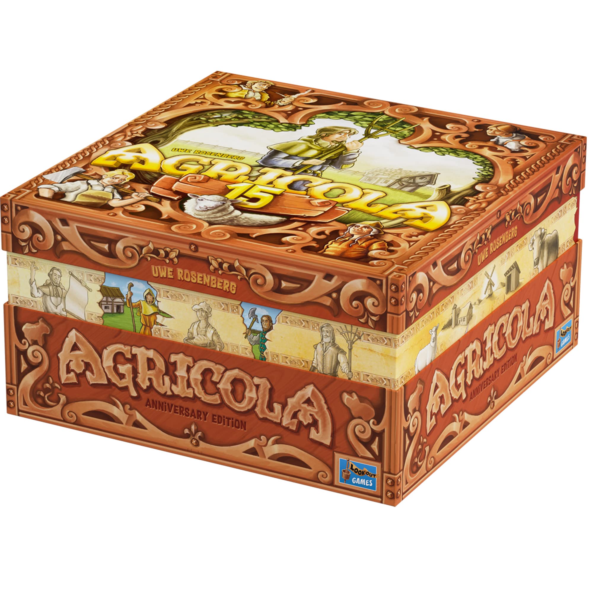 Juego De Mesa Agricola, Edición Del 15 Aniversario, Lookout Games - Venta Internacional.