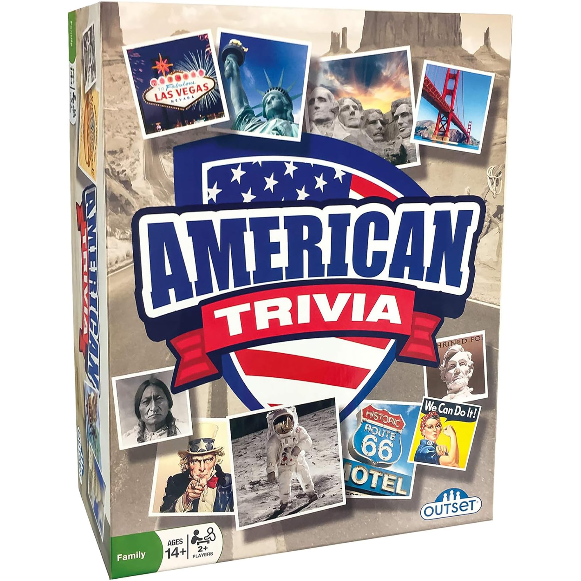 Juego De Preguntas Outset Media American Con 1000 Preguntas - Venta Internacional.