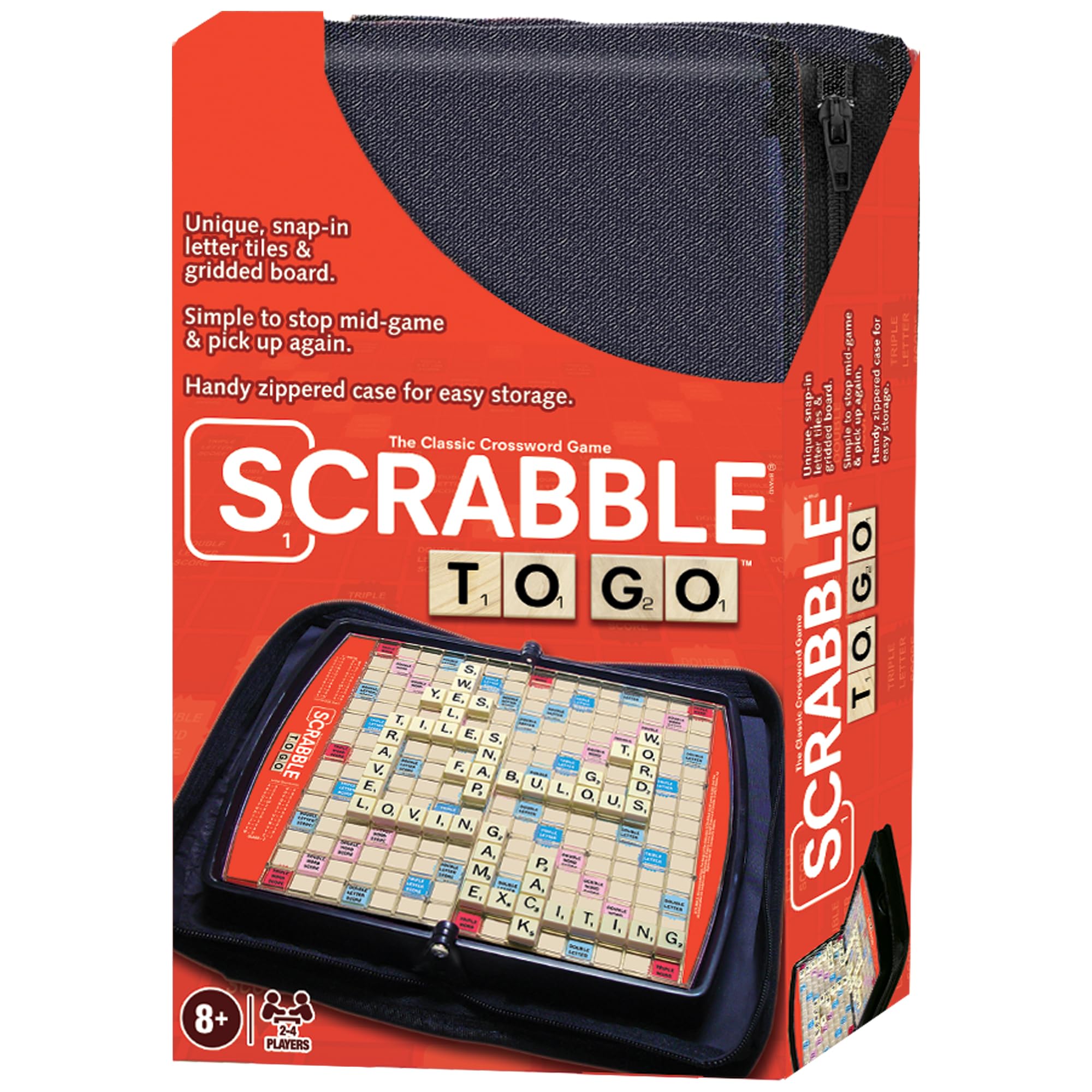 Foto 2 pulgar | Juegos De Movimientos Ganadores De Scrabble To Go, Versión De Viaje, Ee. Uu. - Venta Internacional.