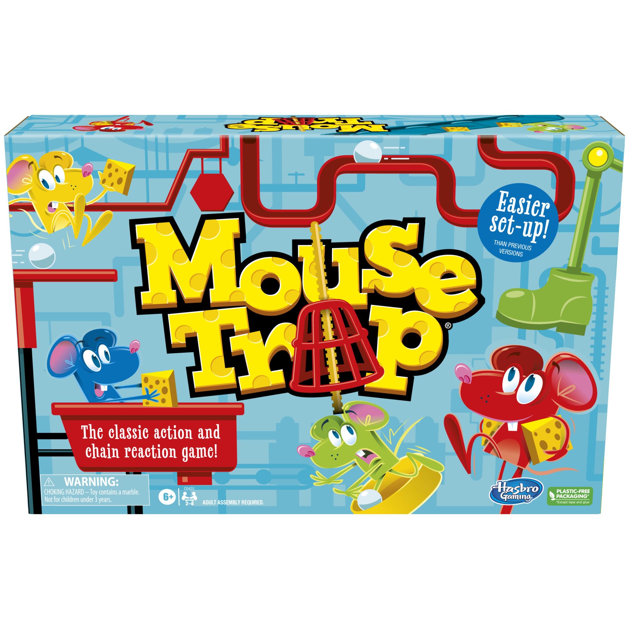 Foto 2 pulgar | Juego De Mesa Hasbro Gaming Mouse Trap Kids 6+ Years - Venta Internacional.