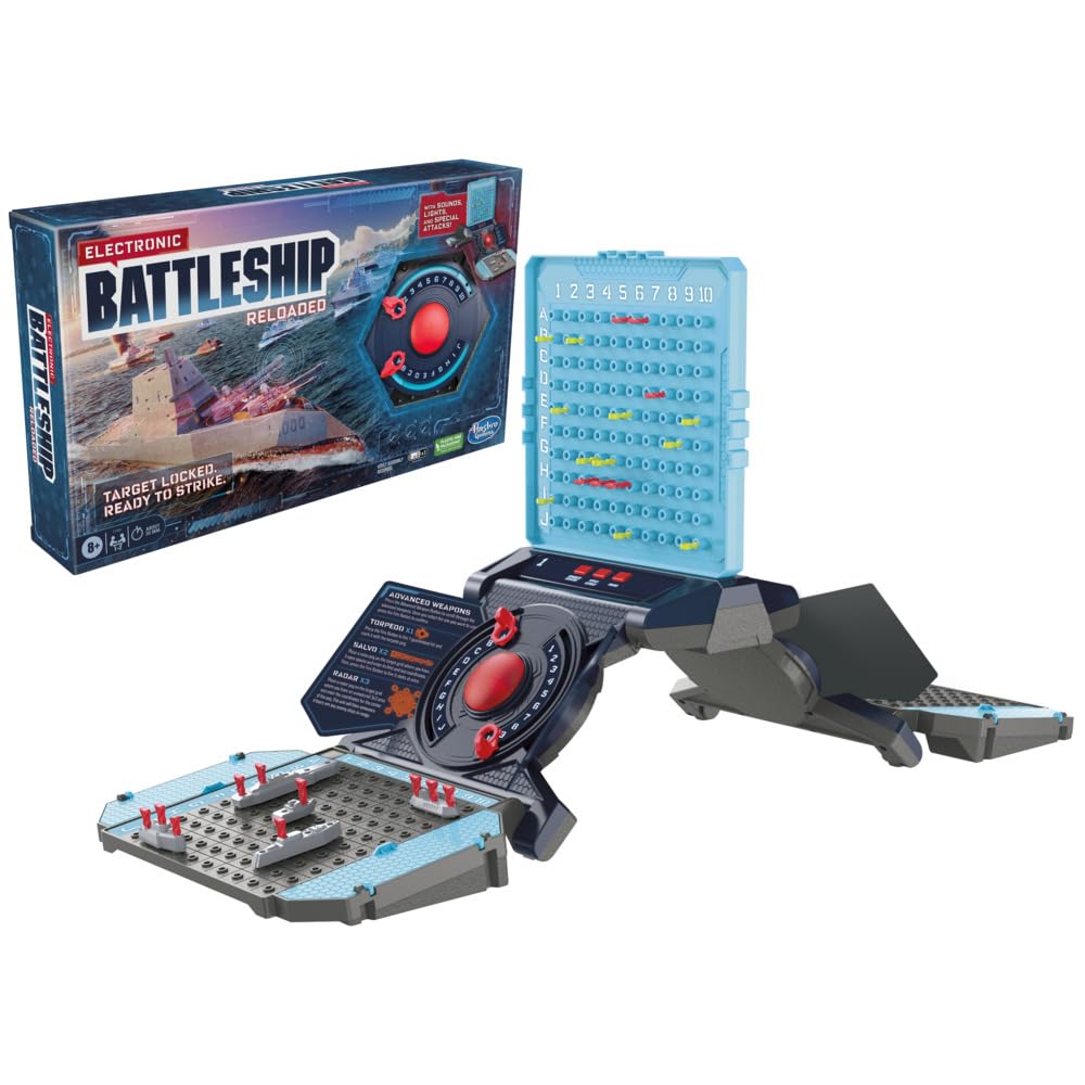 Juego De Mesa Hasbro Gaming Electronic Battleship Reloaded - Venta Internacional.