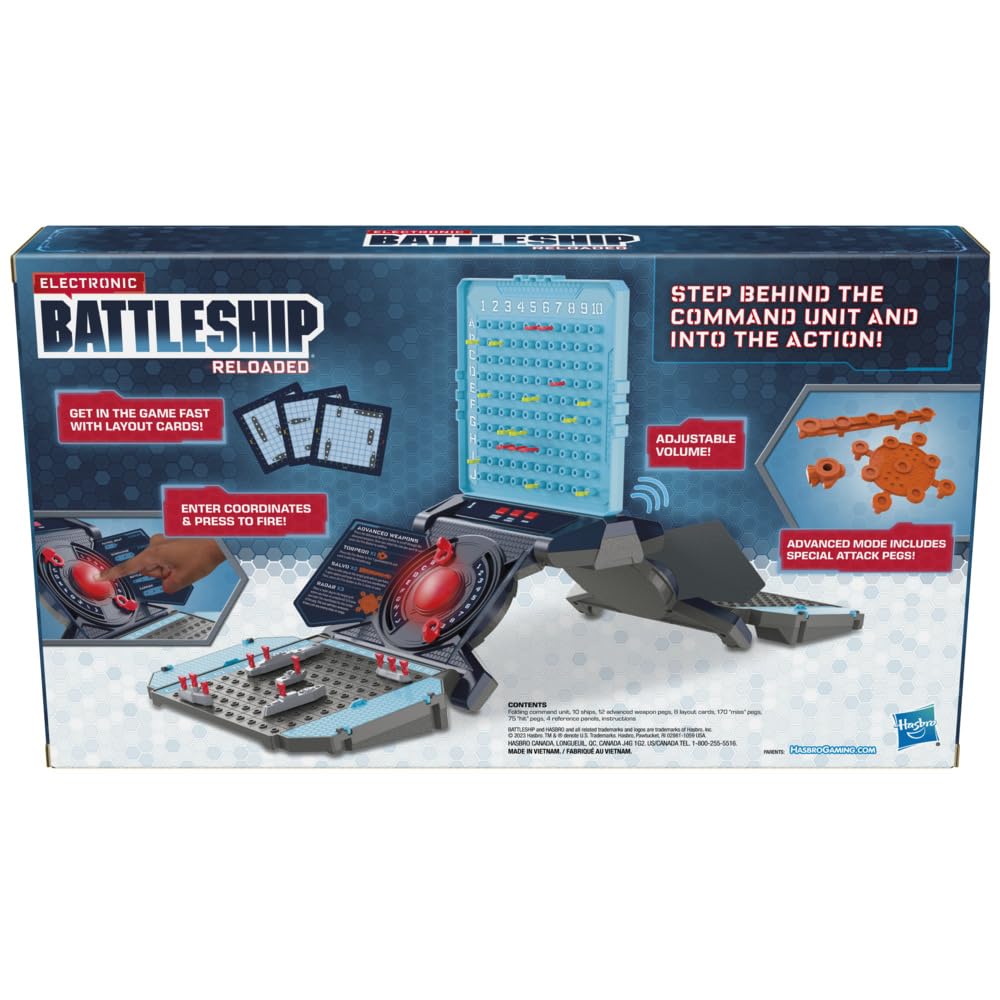 Foto 5 pulgar | Juego De Mesa Hasbro Gaming Electronic Battleship Reloaded - Venta Internacional.