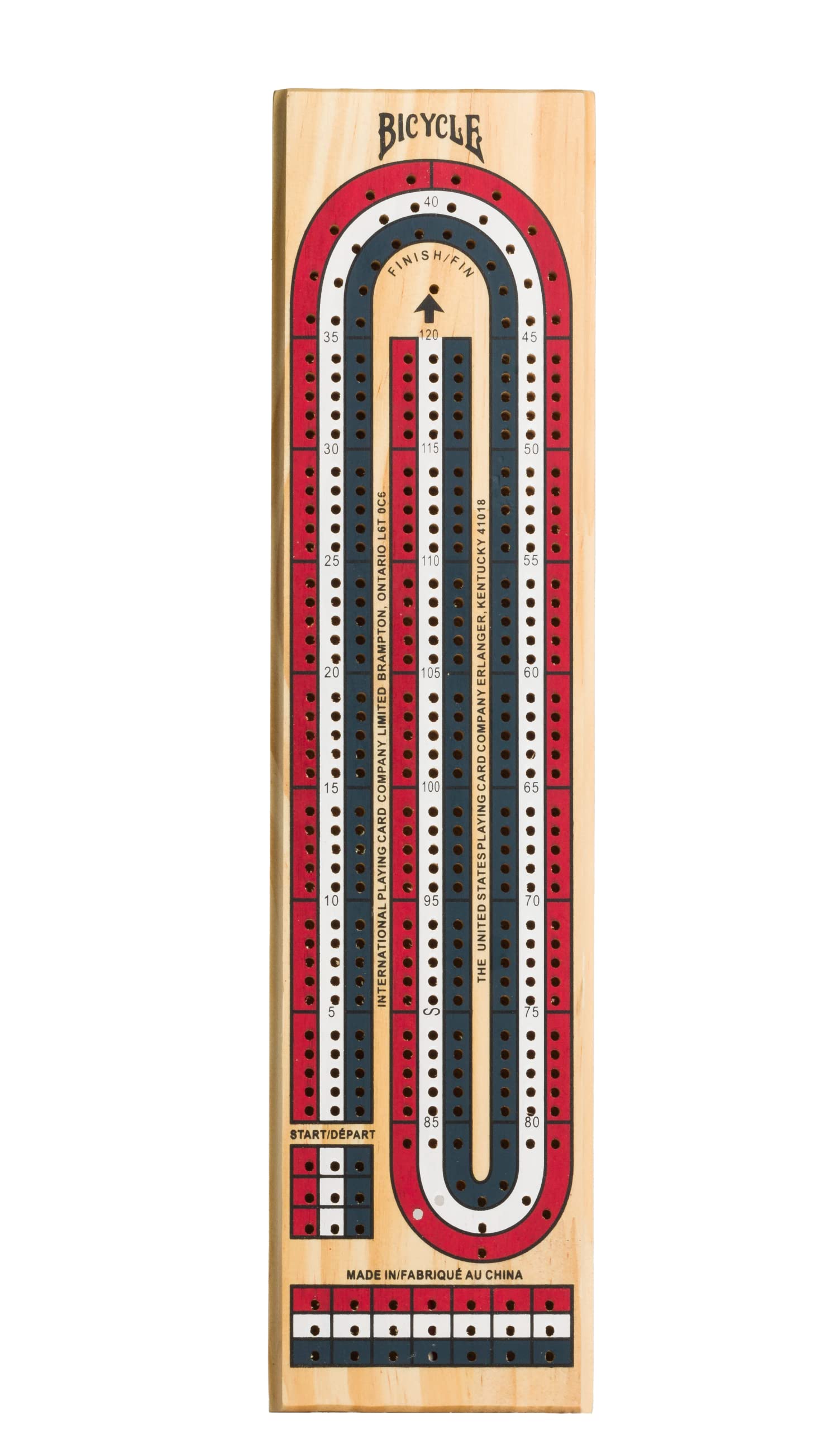 Foto 2 pulgar | Juego De Mesa Cribbage Para Bicicleta, 3 Pistas, De Madera Codificada Por Colores - Venta Internacional.