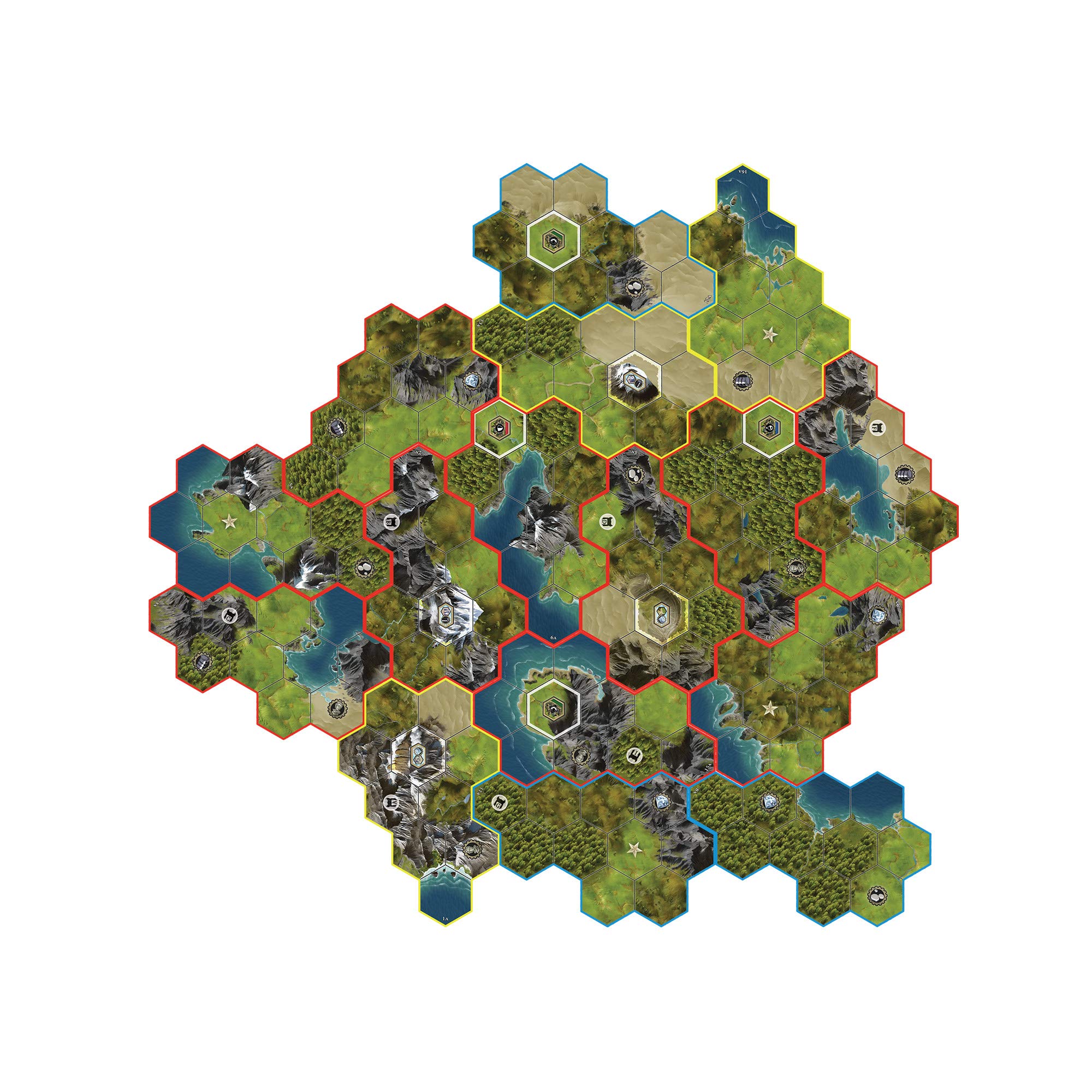 Foto 4 | Juego De Mesa Civilization Tactical Strategy Para Mayores De 14 A 4 Jugadores - Venta Internacional.