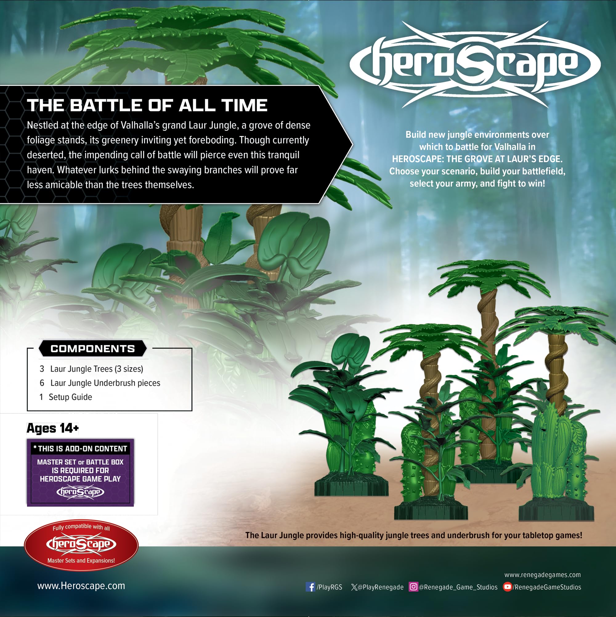 Foto 5 pulgar | Terrain Pack Renegade Game Studios Heroscape The Grove - Venta Internacional.