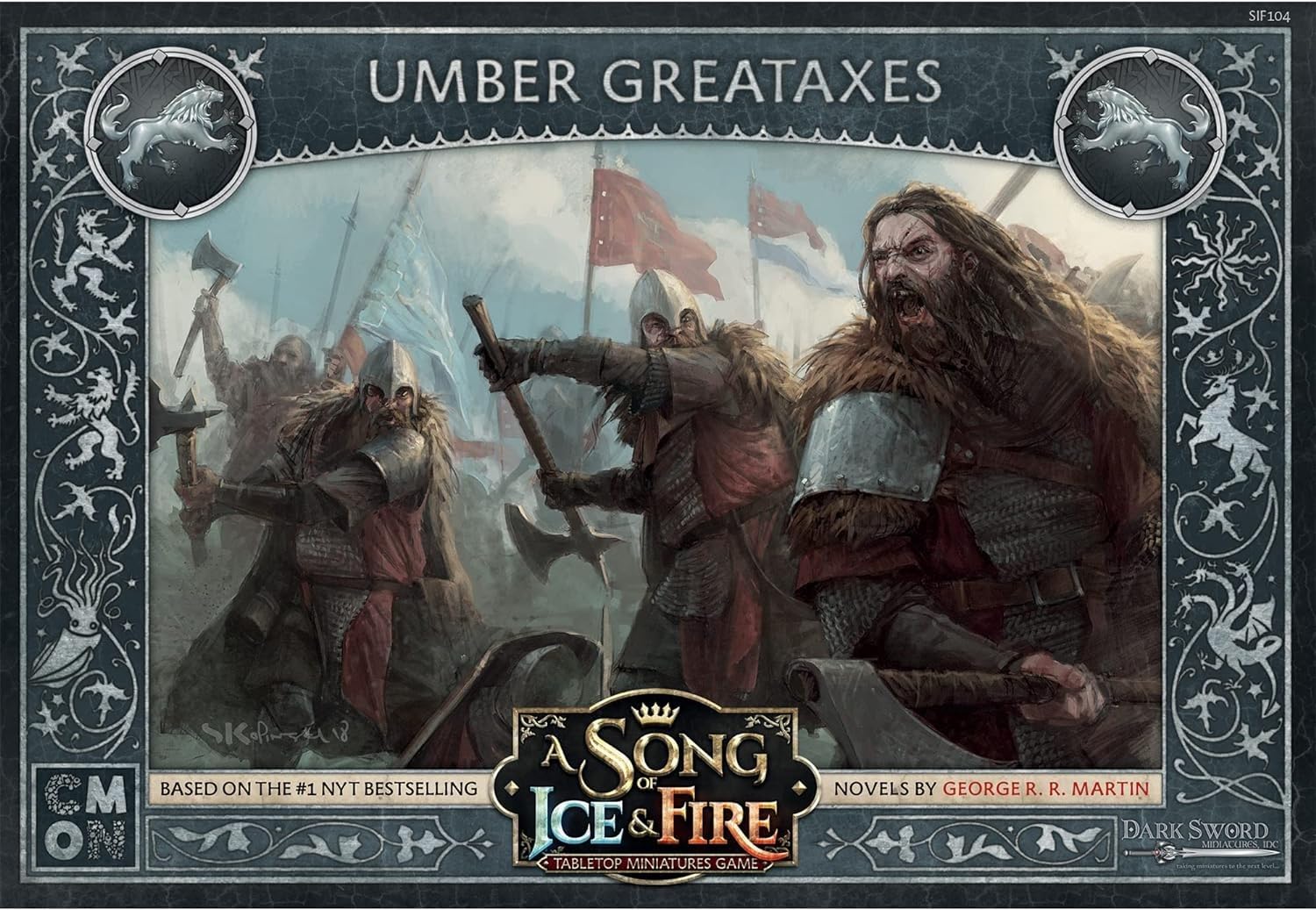 Foto 3 | Juego De Estrategia Cmon A Song Of Ice And Fire Umber Greataxes - Venta Internacional.