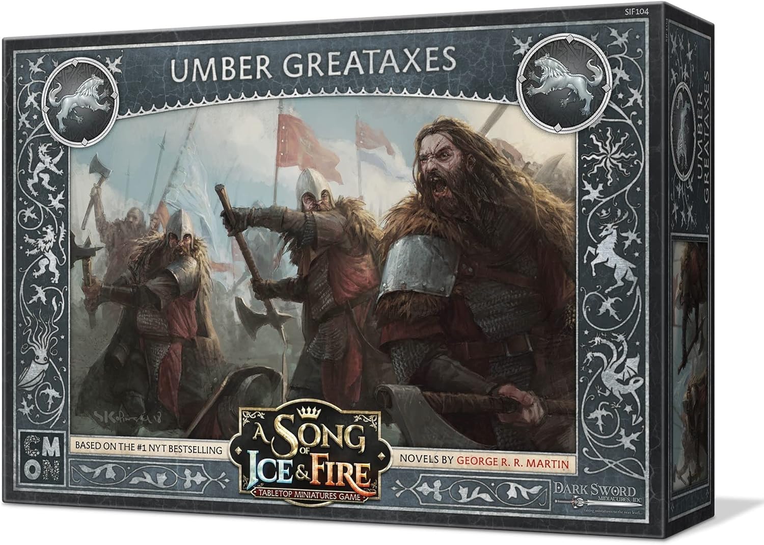 Foto 4 | Juego De Estrategia Cmon A Song Of Ice And Fire Umber Greataxes - Venta Internacional.