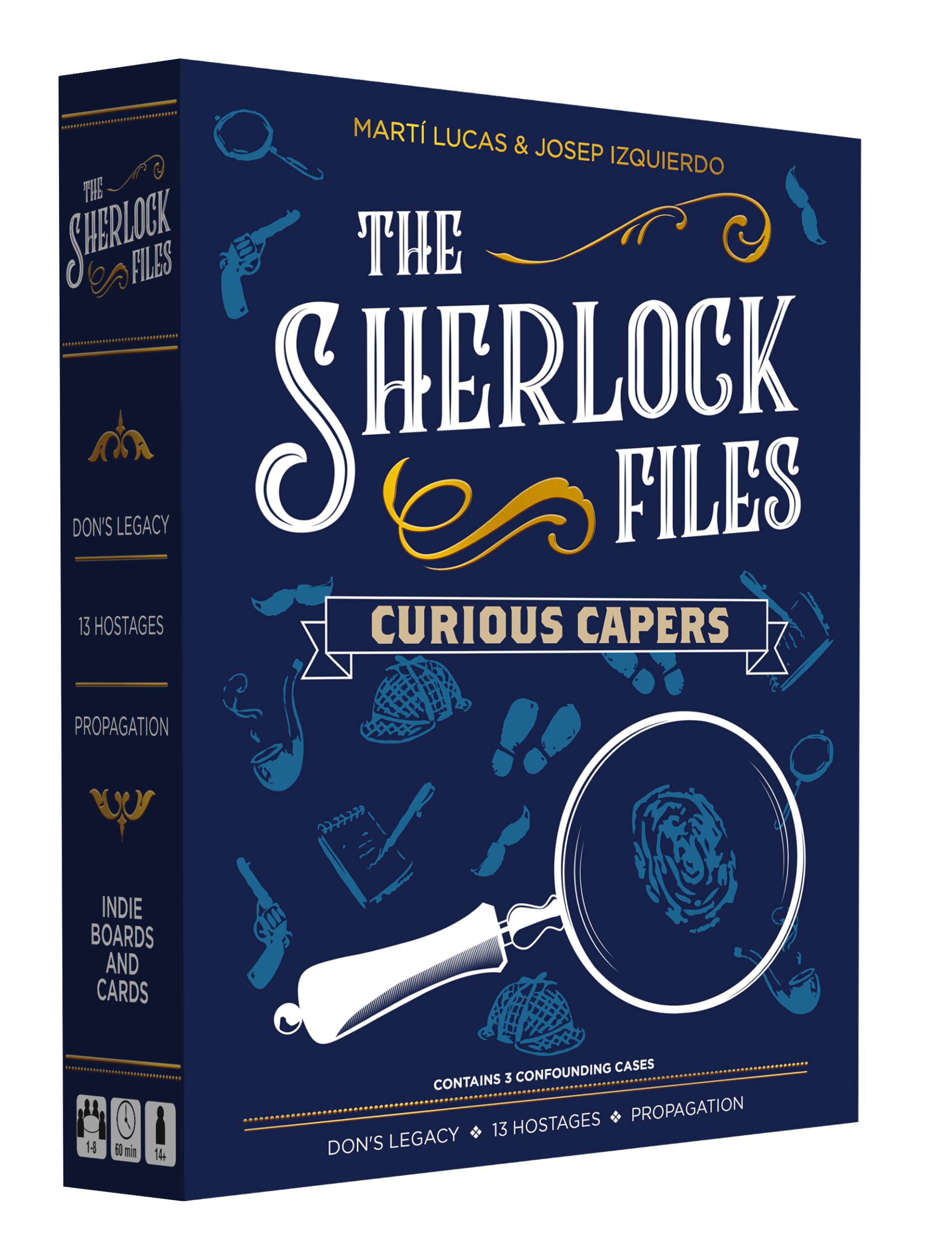 Juego Sherlock Files Curious Capers Para 1 A 8 Jugadores - Venta Internacional.