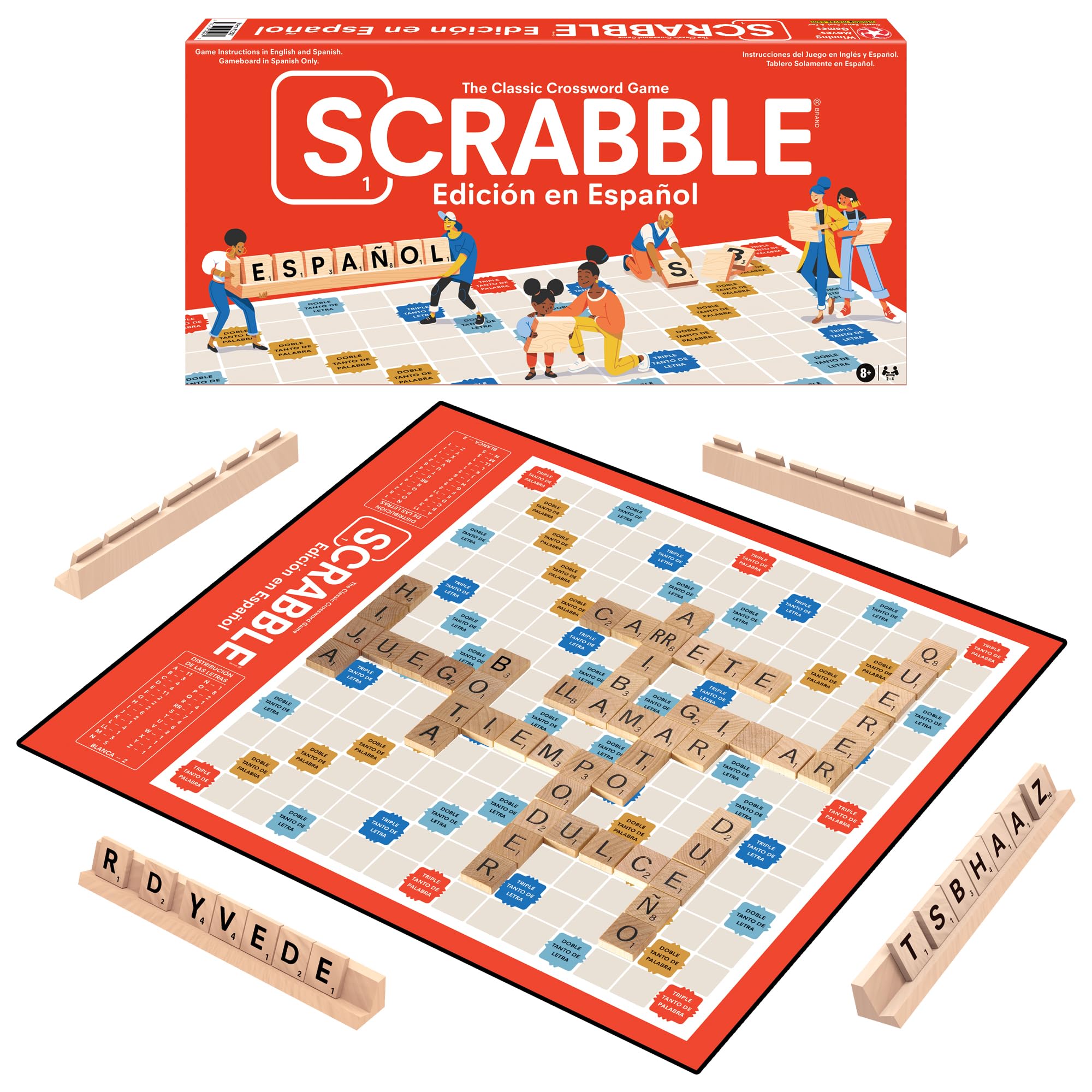 Foto 2 pulgar | Juego De Mesa Scrabble Winning Moves, Edición En Español - Venta Internacional.