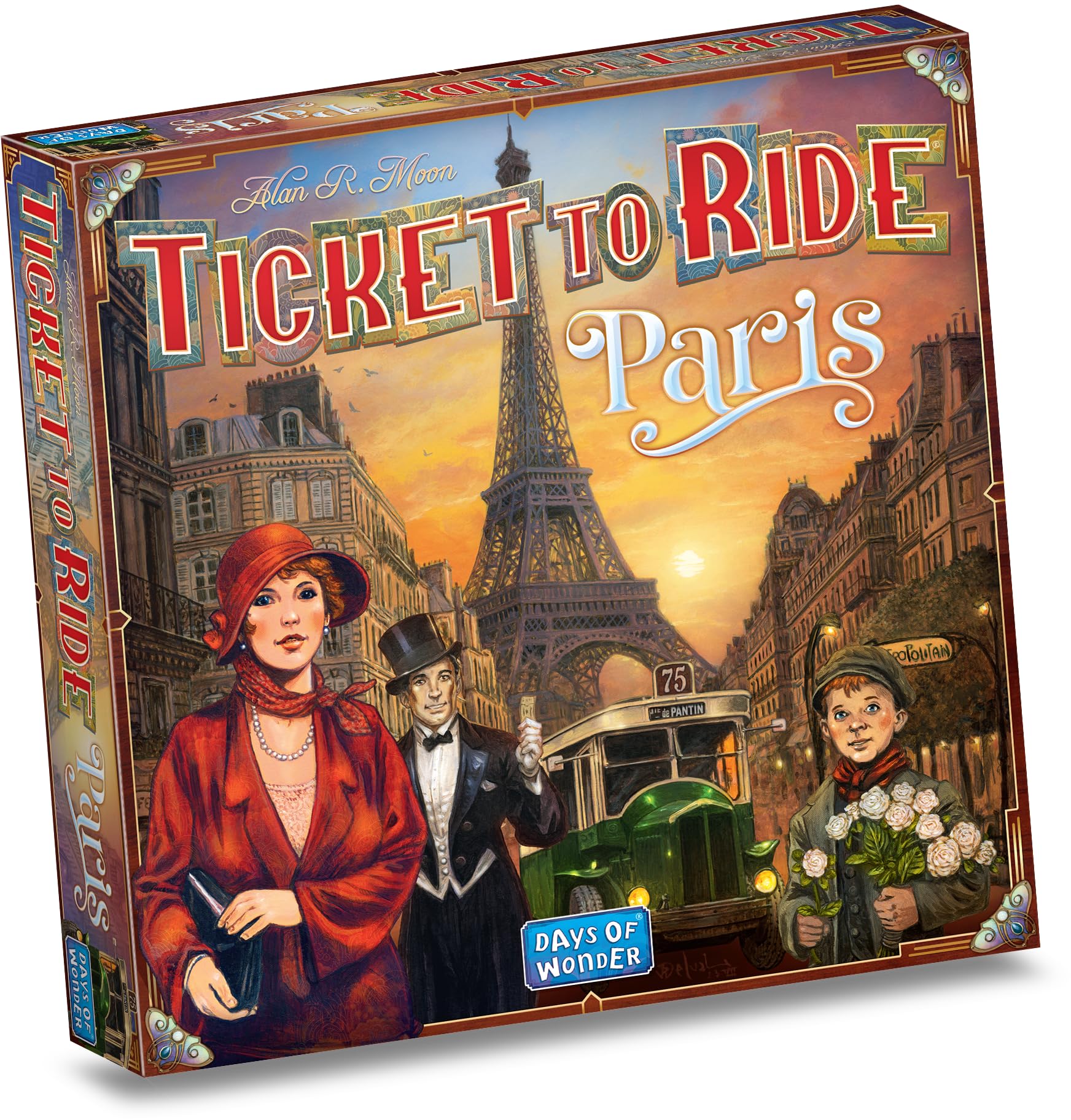 Juego De Mesa Days Of Wonder Ticket To Ride Paris Kids 8+  - Venta Internacional.