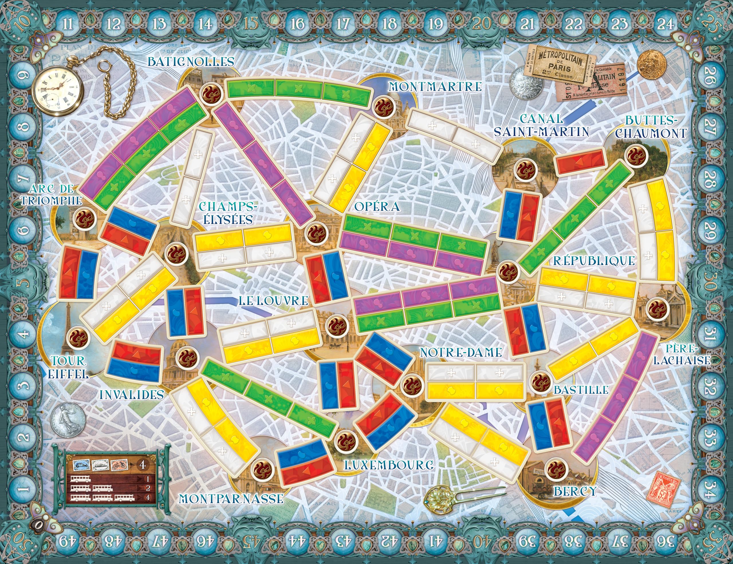 Foto 2 | Juego De Mesa Days Of Wonder Ticket To Ride Paris Kids 8+  - Venta Internacional.