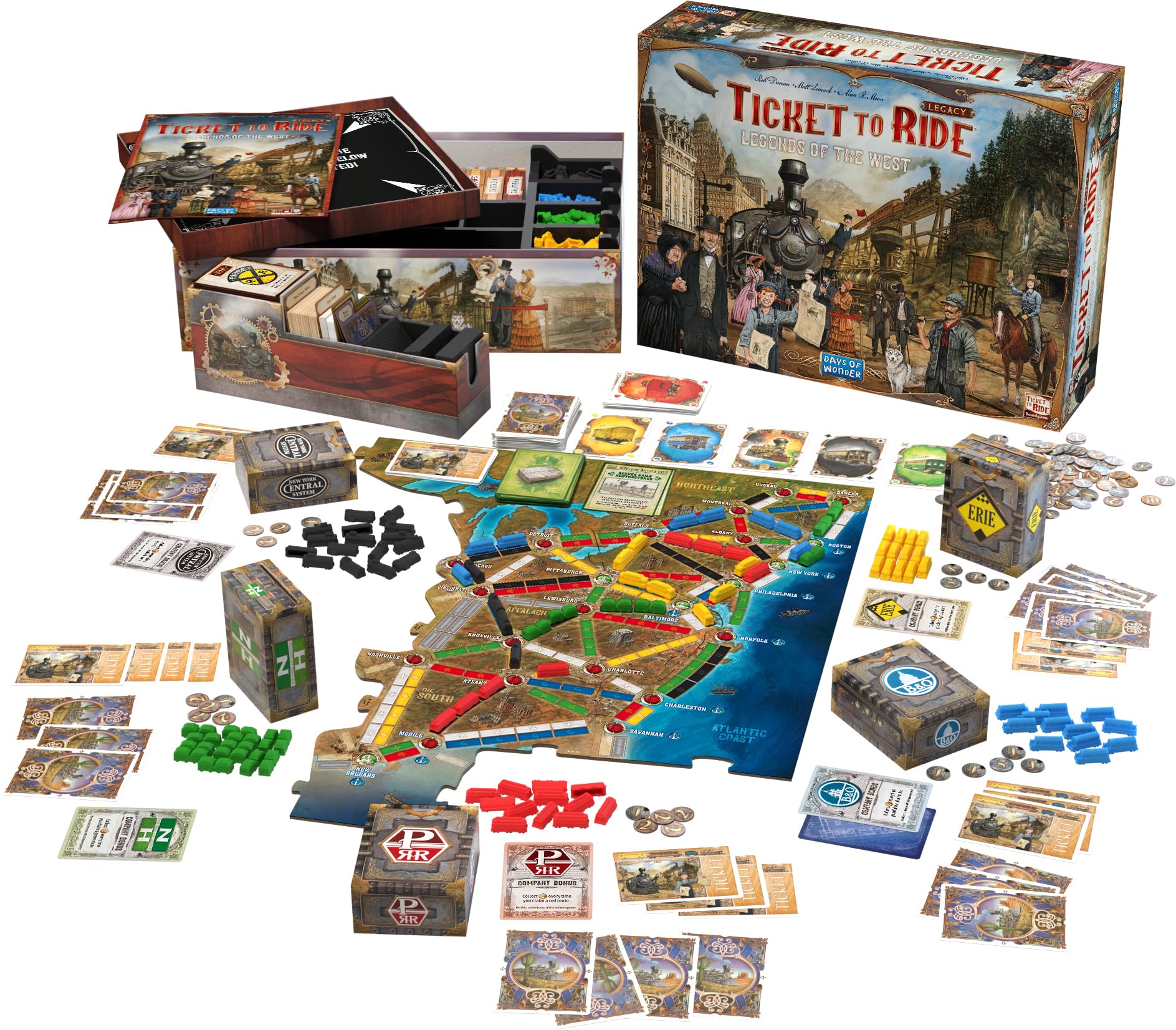 Foto 4 pulgar | Boleto De Juego De Mesa Para Viajar En Legacy Legends Of The West - Venta Internacional.