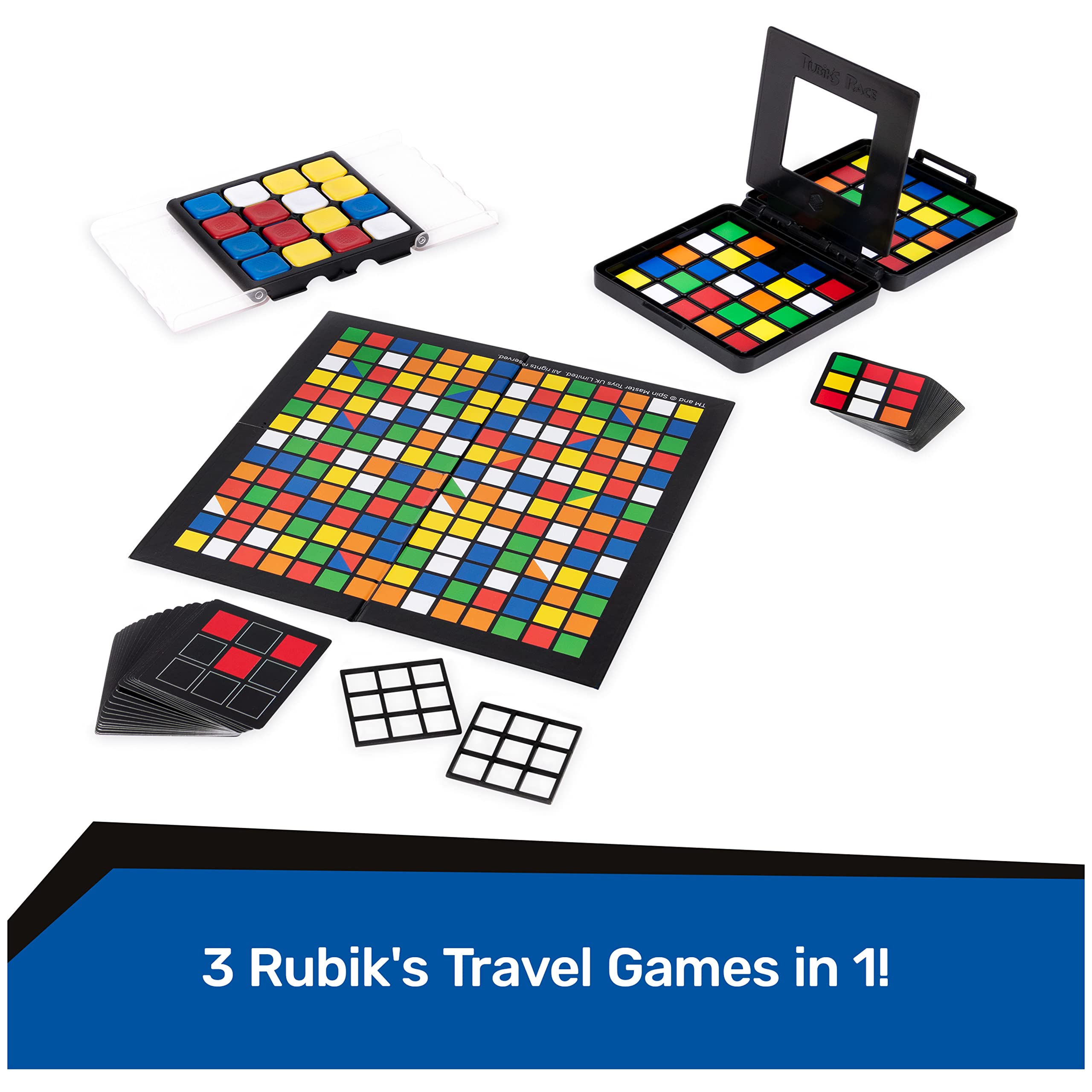 Foto 3 pulgar | Paquete De Juego Rubik's Pack & Go Race Flip Capture Para 2 Jugadores - Venta Internacional.