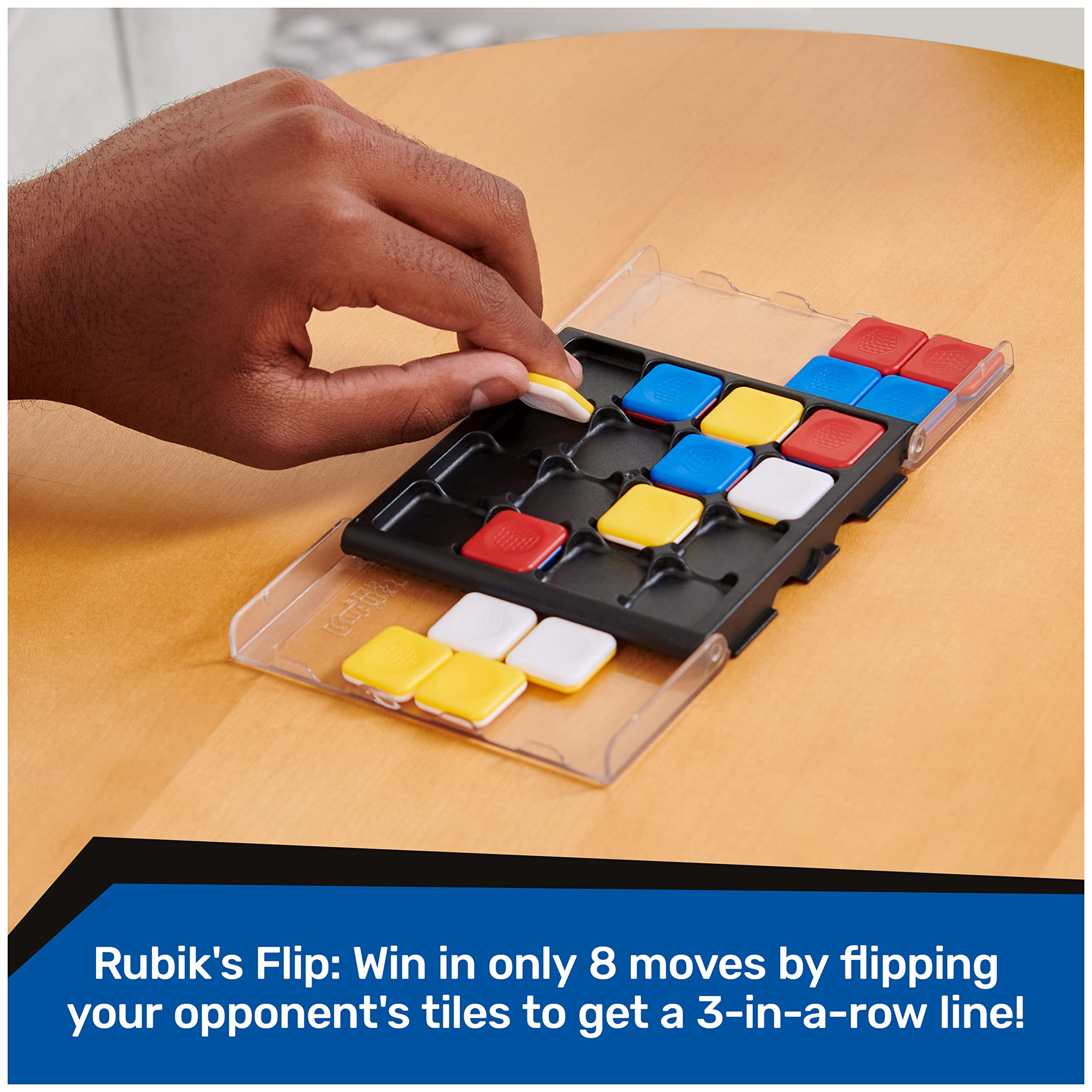 Foto 6 pulgar | Paquete De Juego Rubik's Pack & Go Race Flip Capture Para 2 Jugadores - Venta Internacional.