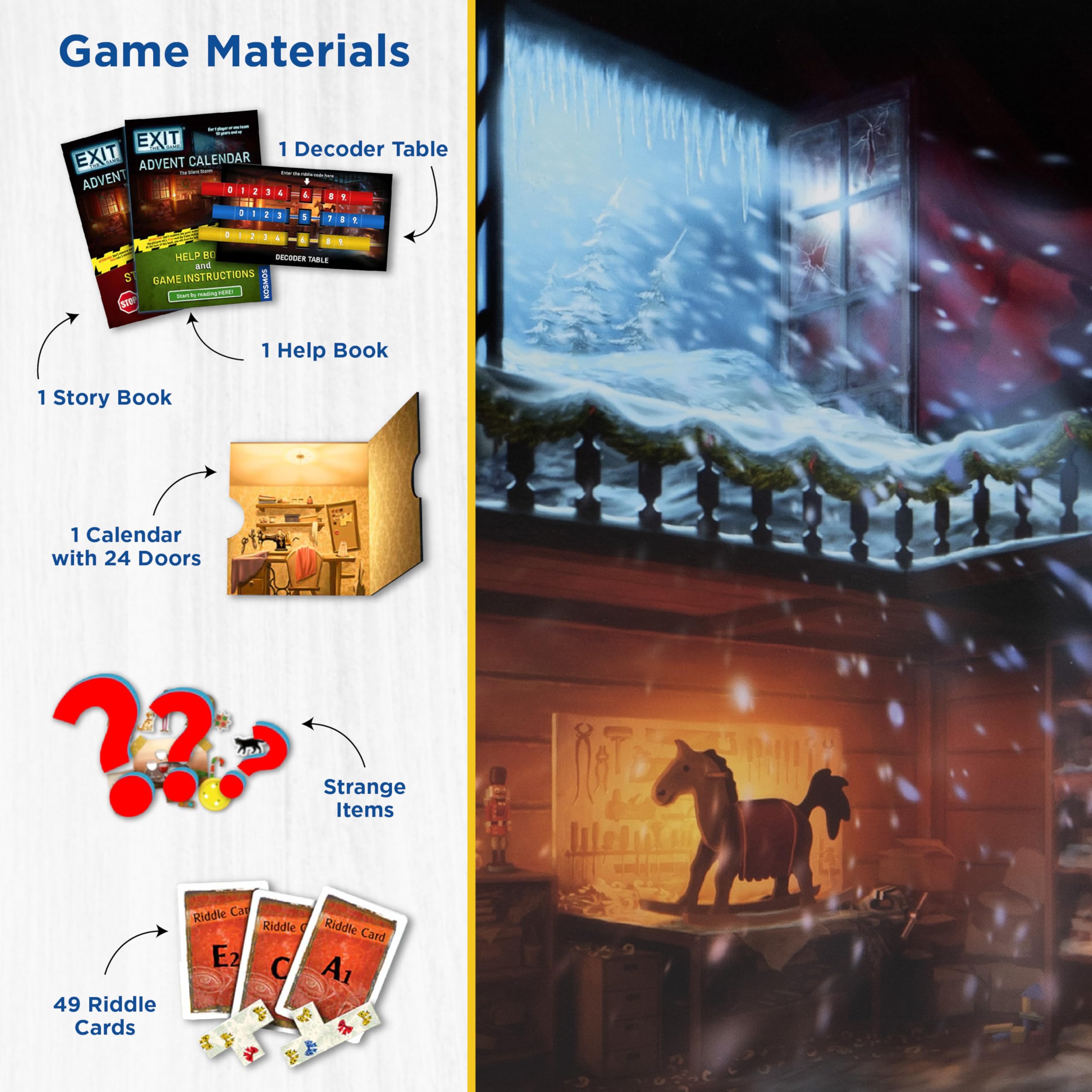 Foto 4 pulgar | Calendario De Adviento Exit: El Juego La Familia Silent Storm - Venta Internacional.
