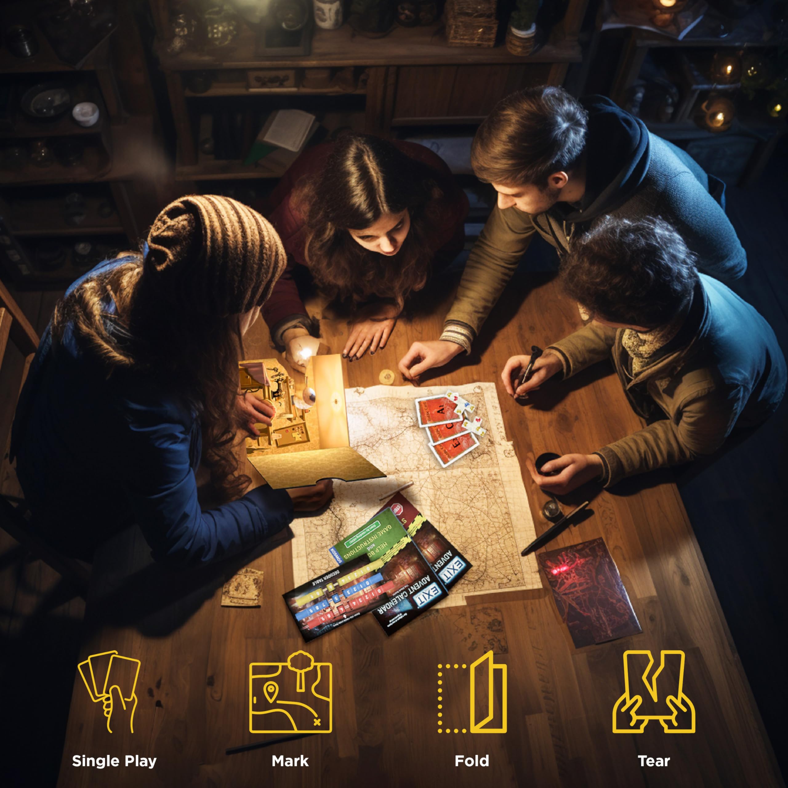 Foto 4 | Calendario De Adviento Exit: El Juego La Familia Silent Storm - Venta Internacional.