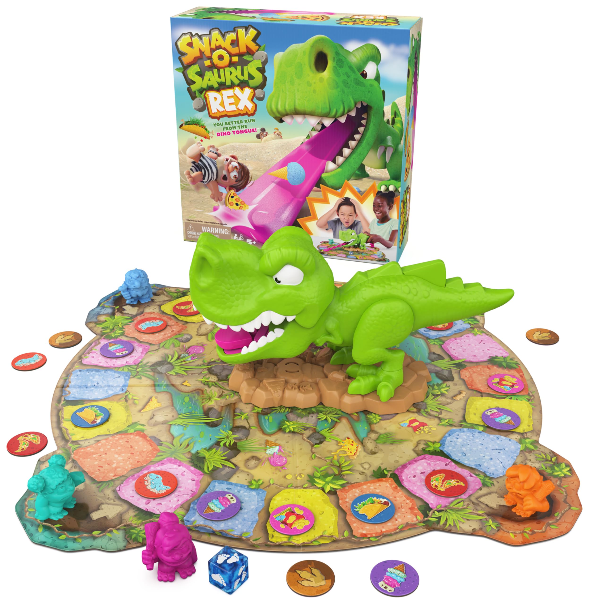 Foto 2 pulgar | Juego De Mesa Spin Master Games Snack-o-saurus Rex Kids 5+ - Venta Internacional.