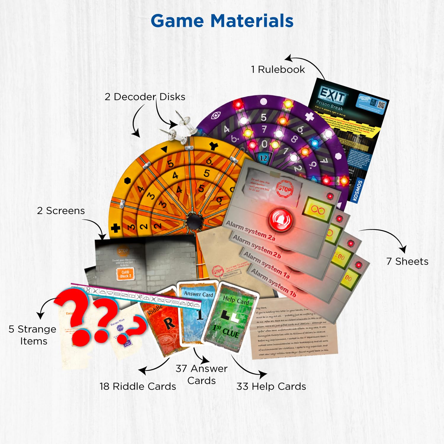 Foto 3 | Juego De Mesa Thames & Kosmos Exit: The Game - Prison Break - Venta Internacional.