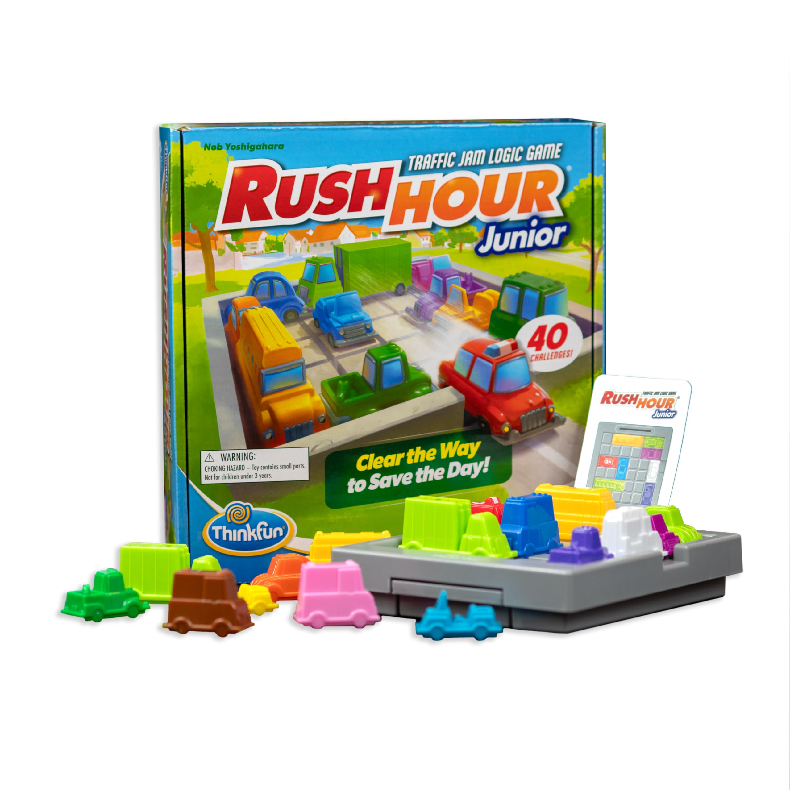 Foto 2 pulgar | Juego De Lógica Thinkfun Rush Hour Junior Con Camión De Helados - Venta Internacional.