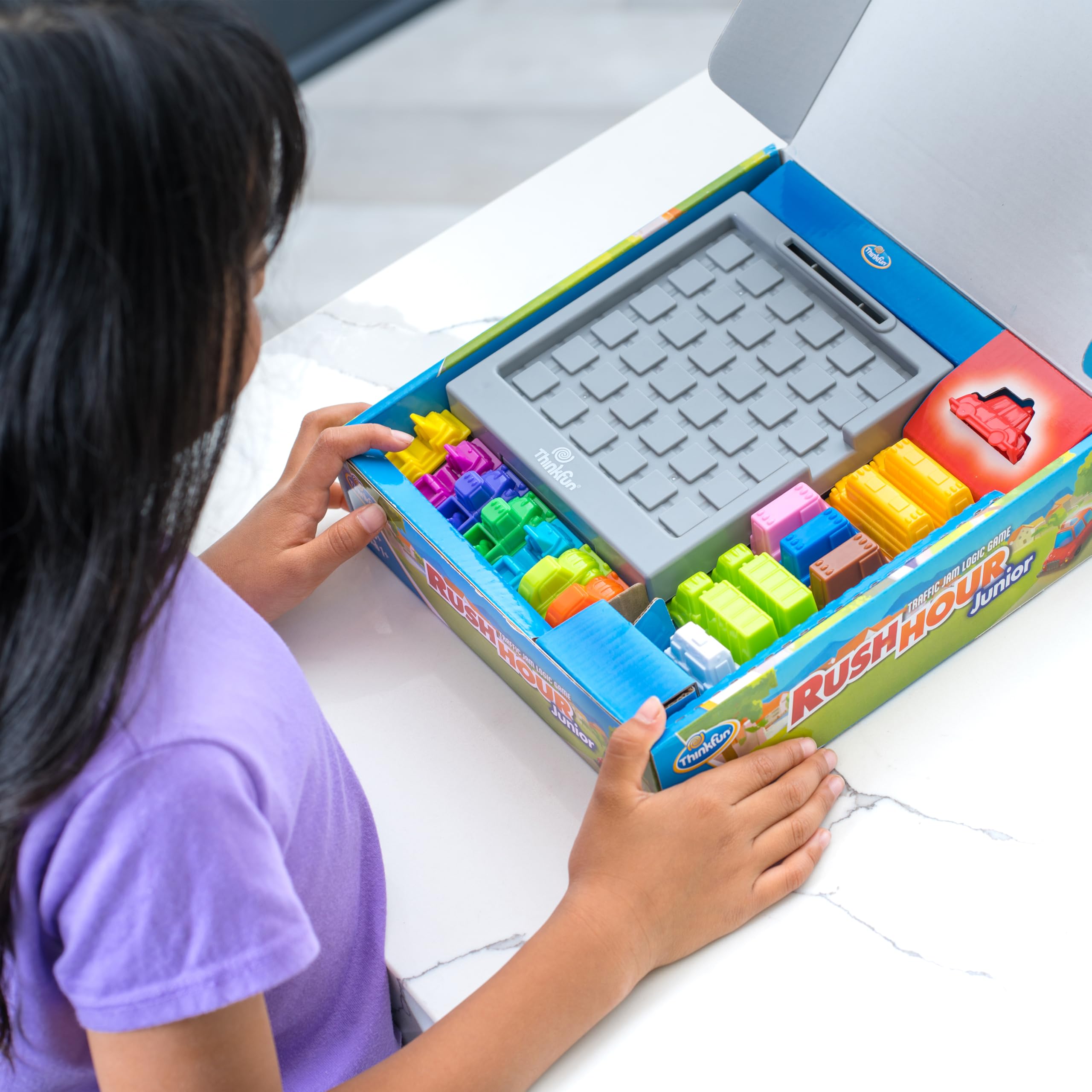 Foto 7 pulgar | Juego De Lógica Thinkfun Rush Hour Junior Con Camión De Helados - Venta Internacional.