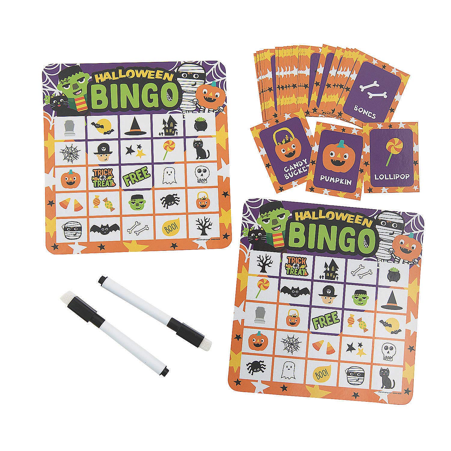 Foto 2 pulgar | Juego De Bingo De Halloween Fun Express Ghoul Gang, 12 Piezas - Venta Internacional.