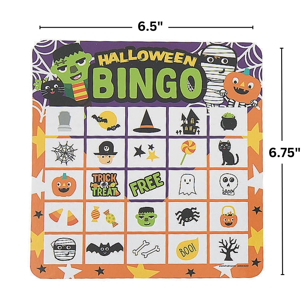 Foto 4 pulgar | Juego De Bingo De Halloween Fun Express Ghoul Gang, 12 Piezas - Venta Internacional.
