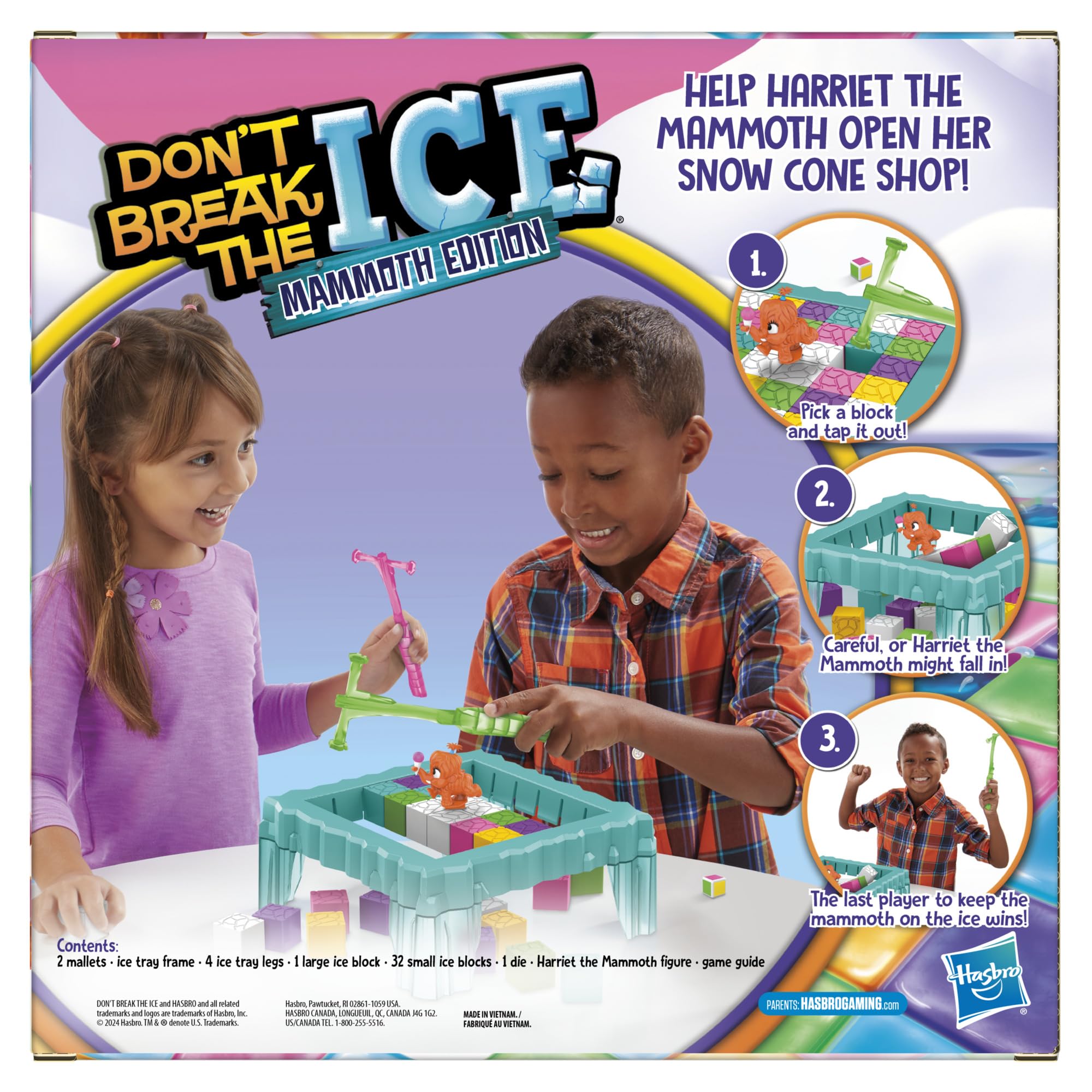 Foto 3 pulgar | Juego De Mesa Hasbro Gaming Don't Break The Ice Mammoth Edition - Venta Internacional.