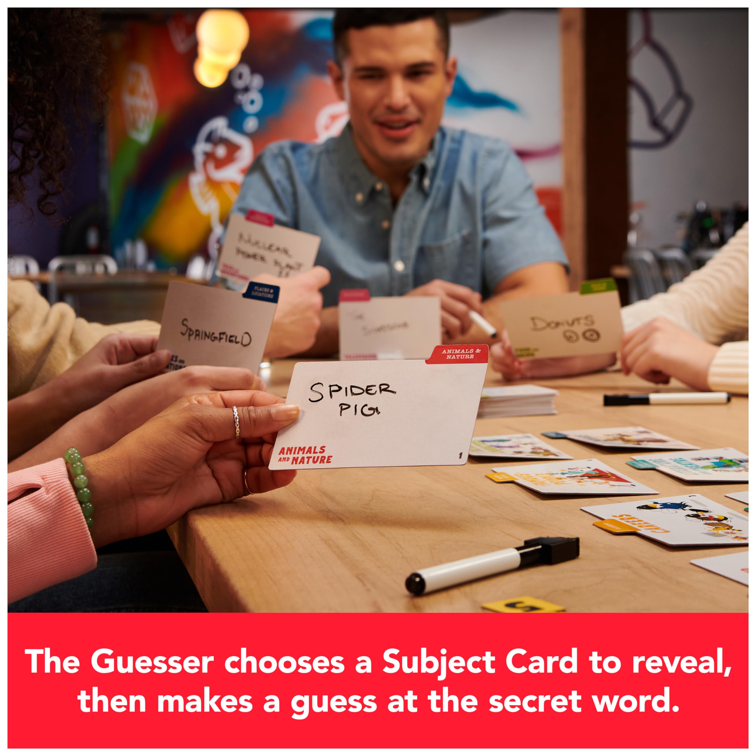Foto 5 | Juego De Cartas Spin Master Subjetive Para Family Night 10+ - Venta Internacional.