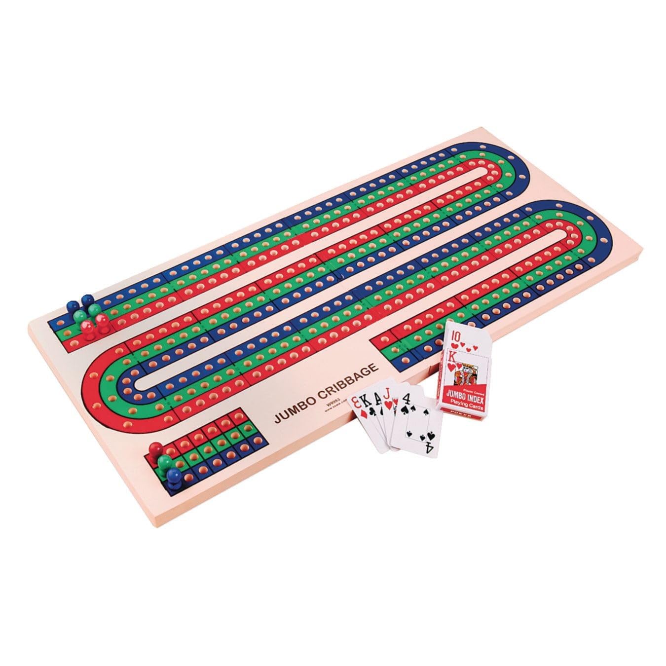 Foto 1 | Tabla Cribbage Board S&s Worldwide Jumbo De Espuma De 34 Cm De Largo Con 12 Clavijas - Venta Internacional.