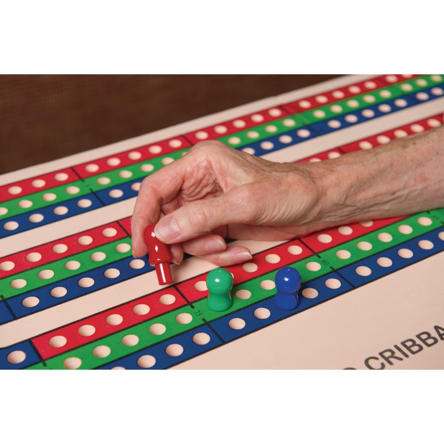 Foto 6 pulgar | Tabla Cribbage Board S&s Worldwide Jumbo De Espuma De 34 Cm De Largo Con 12 Clavijas - Venta Internacional.