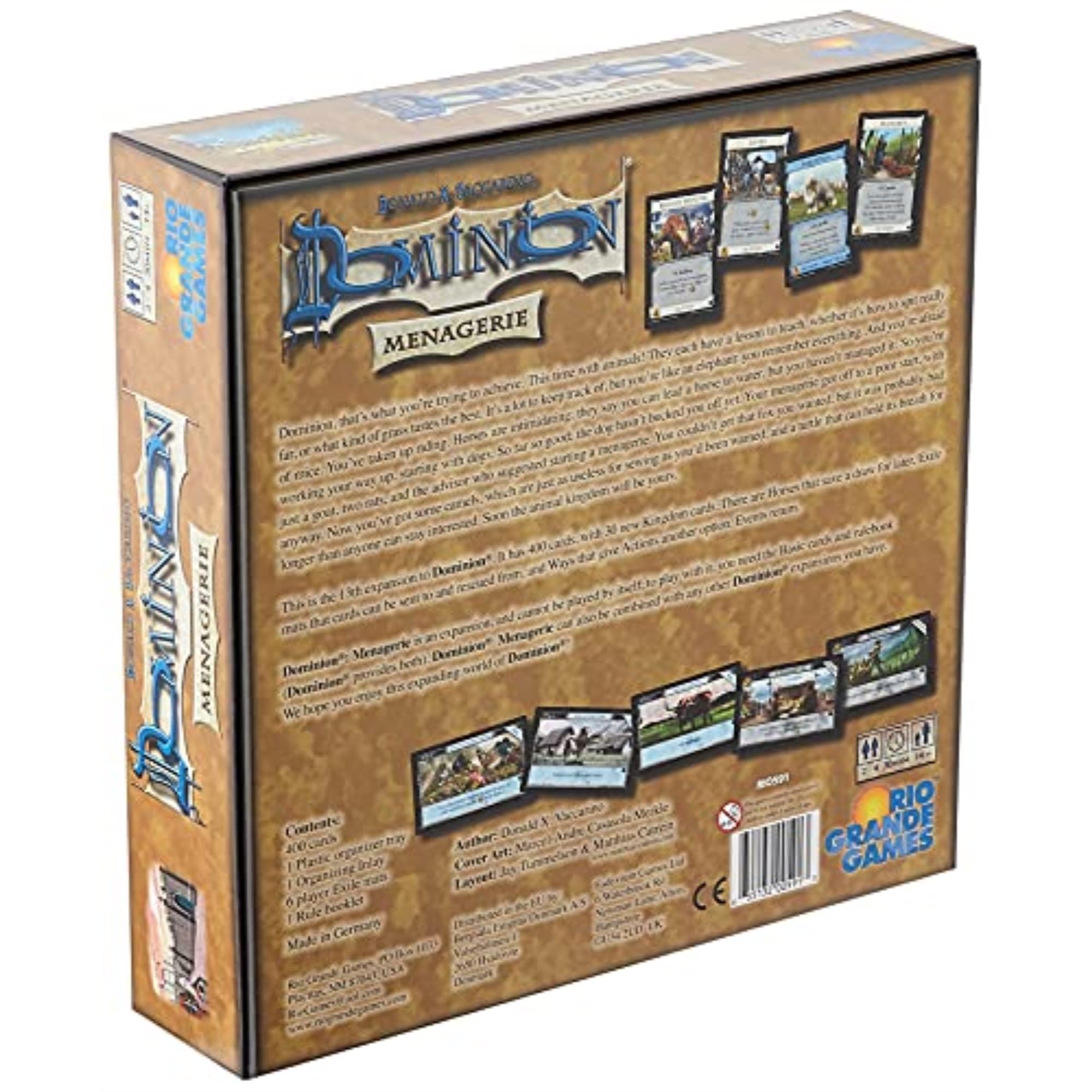 Foto 3 pulgar | Juego De Mesa Rio Grande Games Dominion: Menagerie - Venta Internacional.