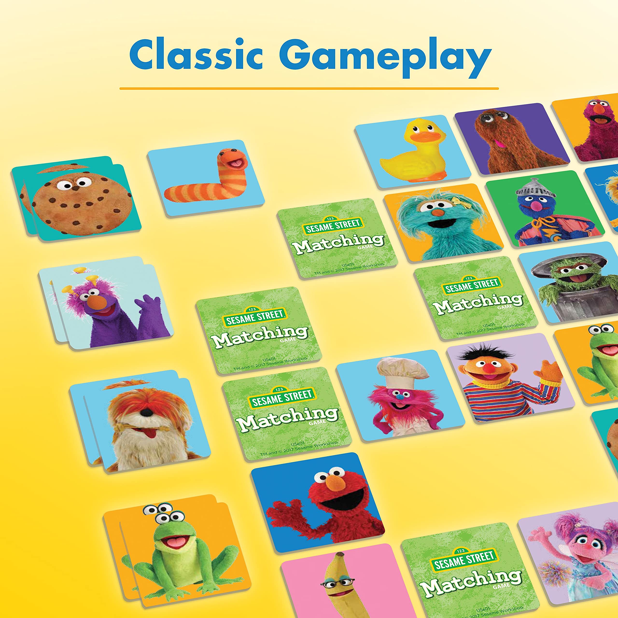 Foto 3 | Juego De Memoria Wonder Forge Sesame Street Matching Kids 3-5 - Venta Internacional.