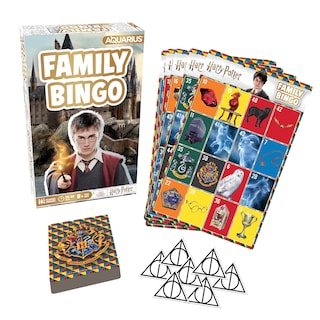 Foto 1 | Juego De Bingo Aquarius Harry Potter Family Con 18 Cartas Para Niños Mayores De 8 Años - Venta Internacional.