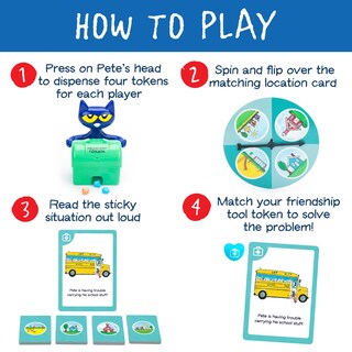 Foto 3 | Juego De Mesa Educational Insights Pete The Cat Groovy Friendship - Venta Internacional.