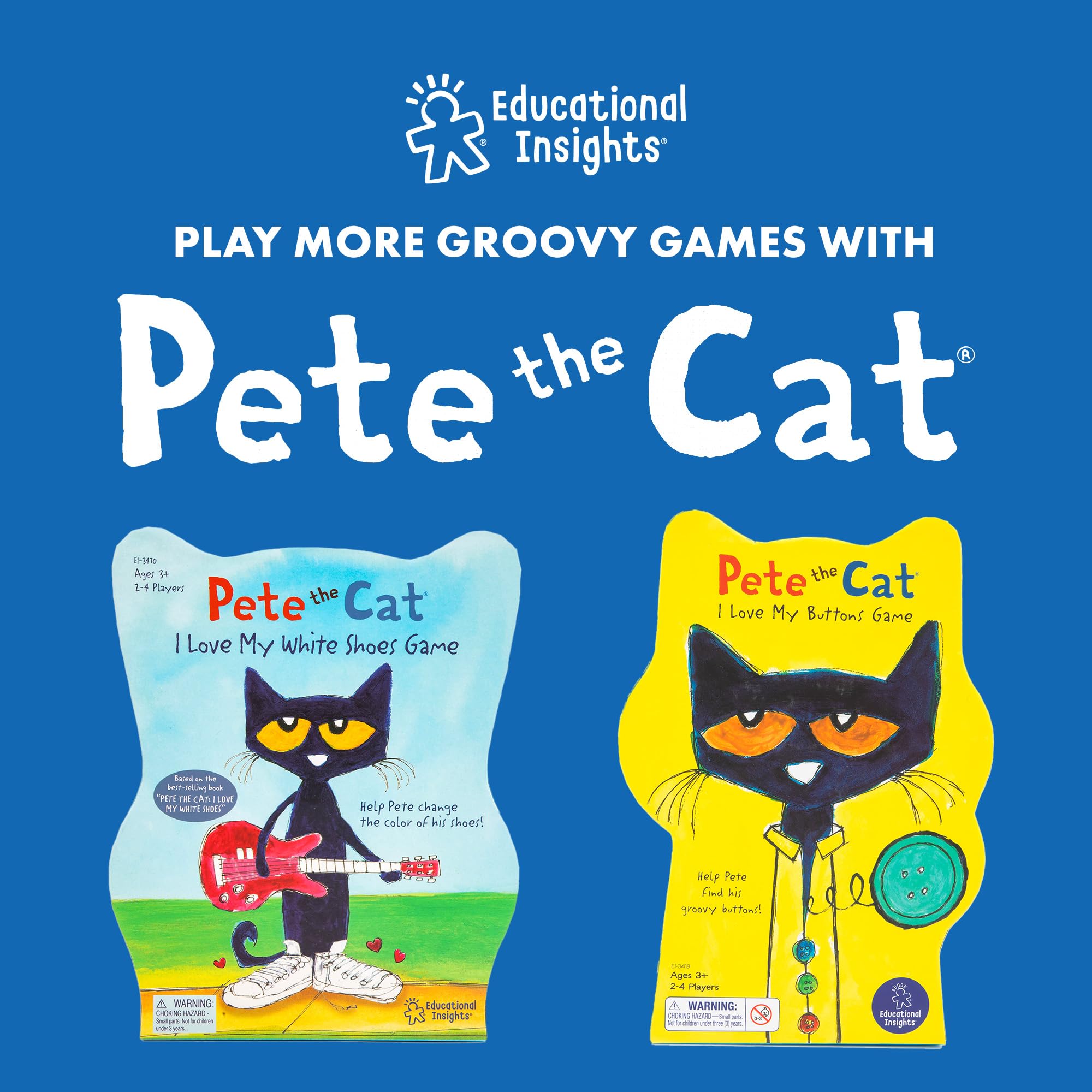 Foto 7 pulgar | Juego De Mesa Educational Insights Pete The Cat Groovy Friendship - Venta Internacional.