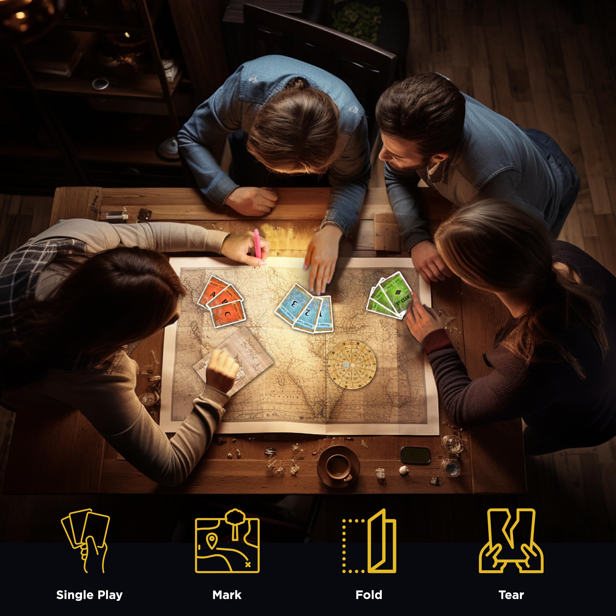 Foto 4 | Juego De Mesa Thames & Kosmos Exit: La Tumba Del Faraón - Venta Internacional.