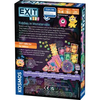 Foto 2 | Juego Para Niños Exit: The Game - Riddles In Monsterville Thames & Kosmos - Venta Internacional.