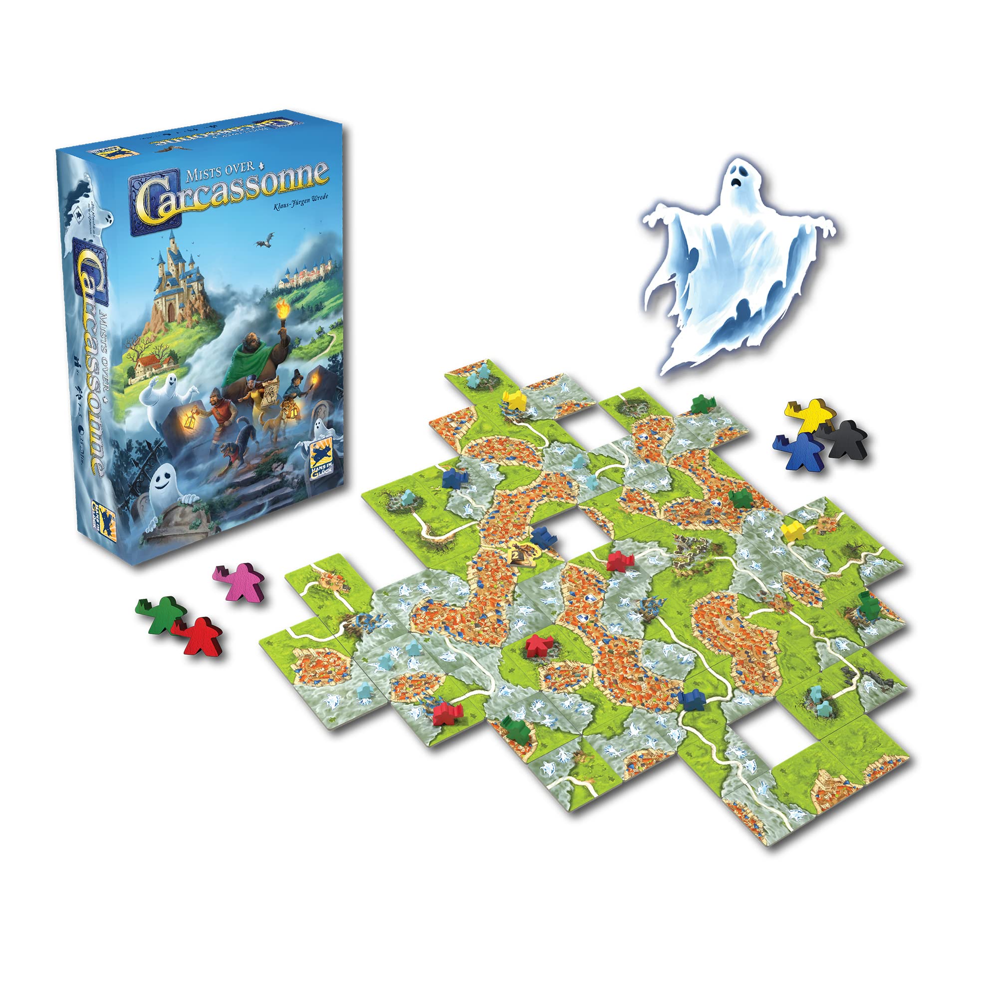 Foto 3 pulgar | Juego De Mesa Z-man Games Mists Over Carcassonne Kids 8+ Years - Venta Internacional.