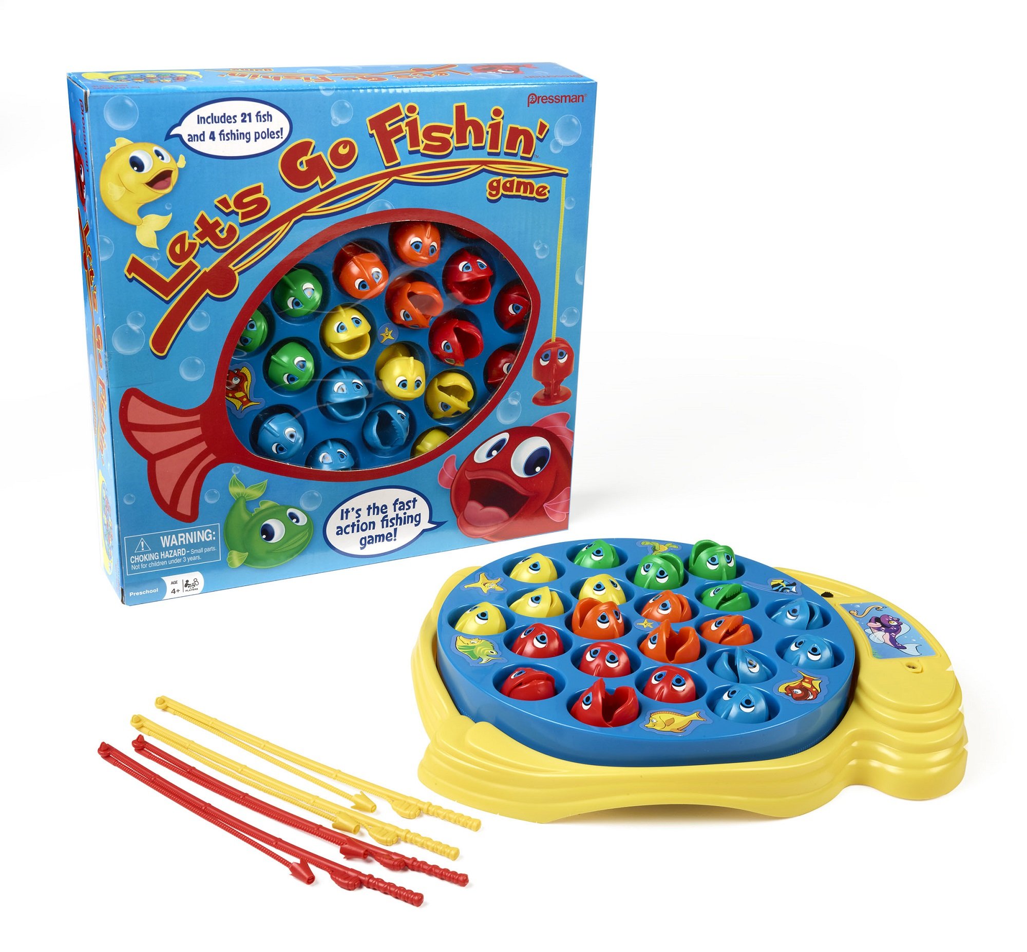 Foto 2 | Juego Pressman Let's Go Fishin' Original Para 1-4 Jugadores - Venta Internacional.