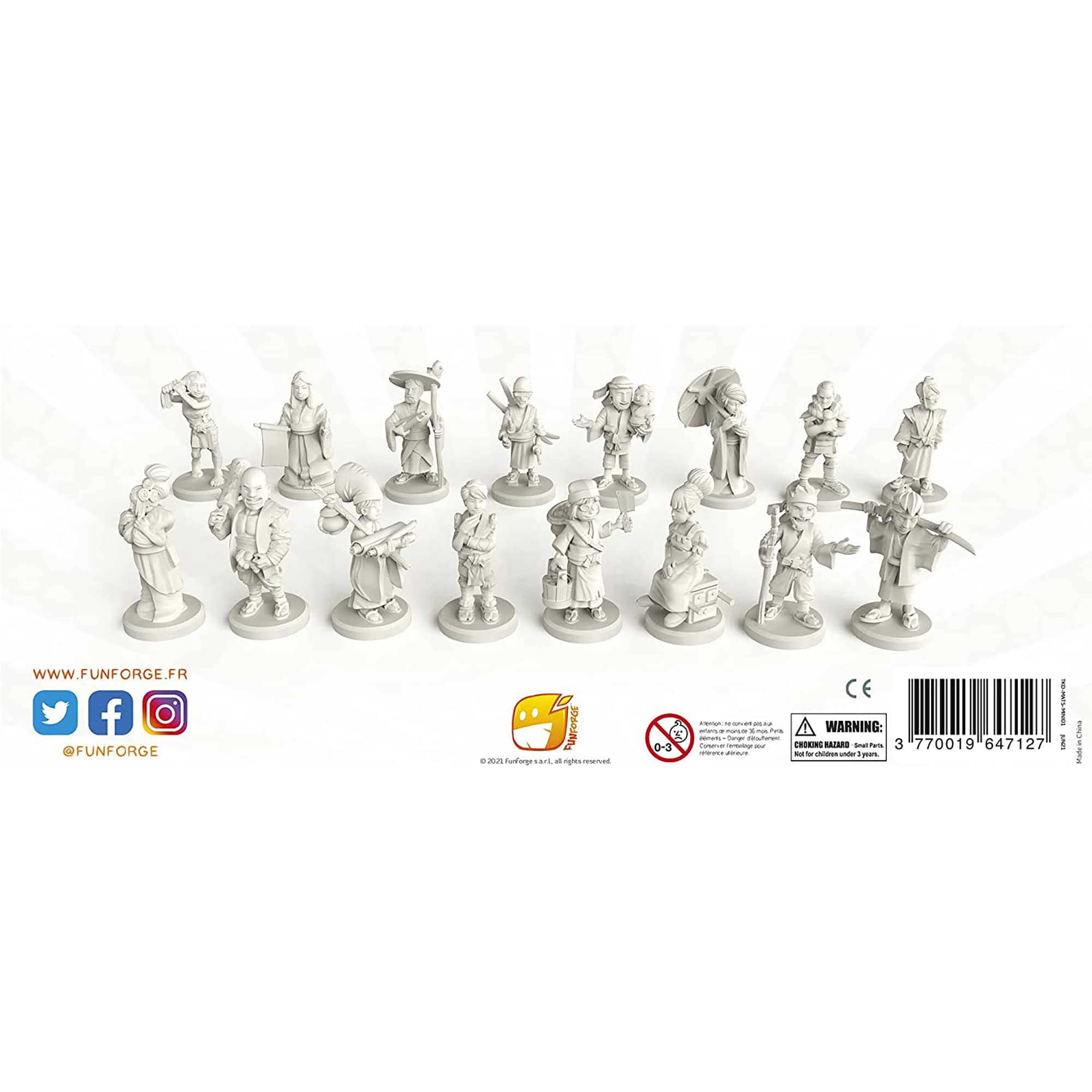 Foto 3 pulgar | Accesorio Para Juegos De Mesa Funforge Tokaido Matsuri Miniatures - Venta Internacional.