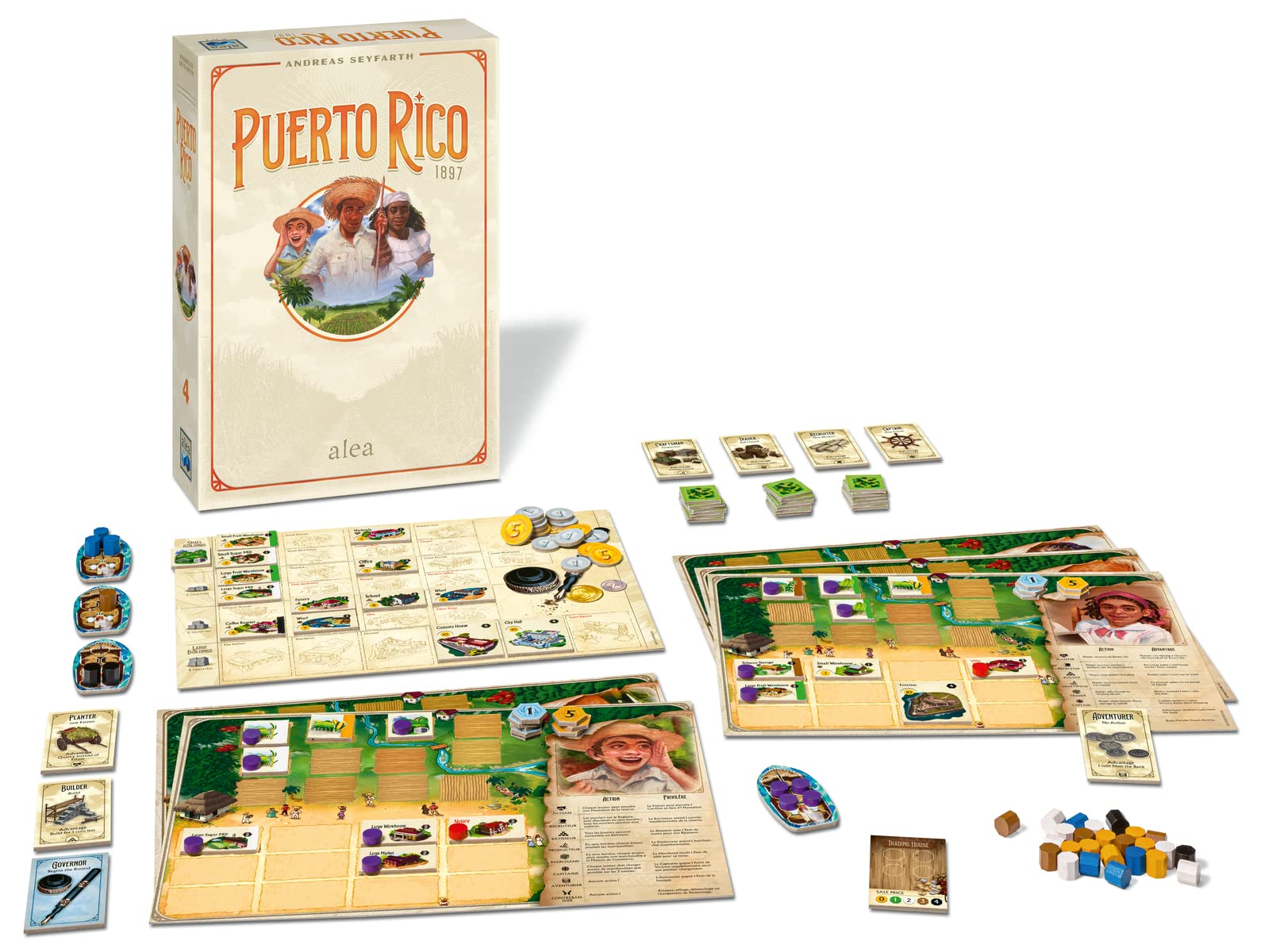 Foto 2 pulgar | Juego De Mesa Ravensburger Puerto Rico 1897 Para Niños Y Adultos - Venta Internacional.