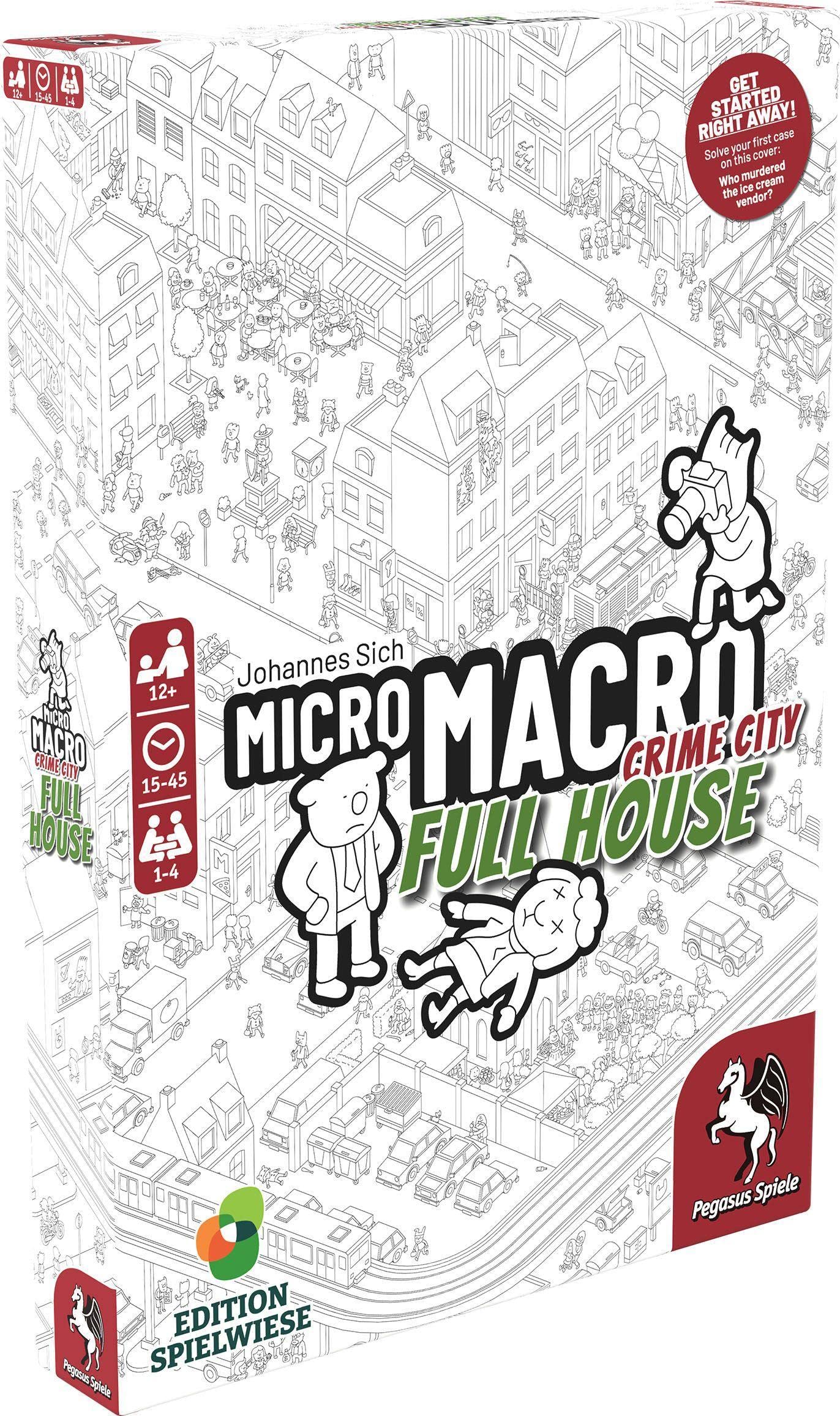 Foto 2 pulgar | Juego De Mesa Pegasus Spiele Micromacro: Crime City Full House - Venta Internacional.
